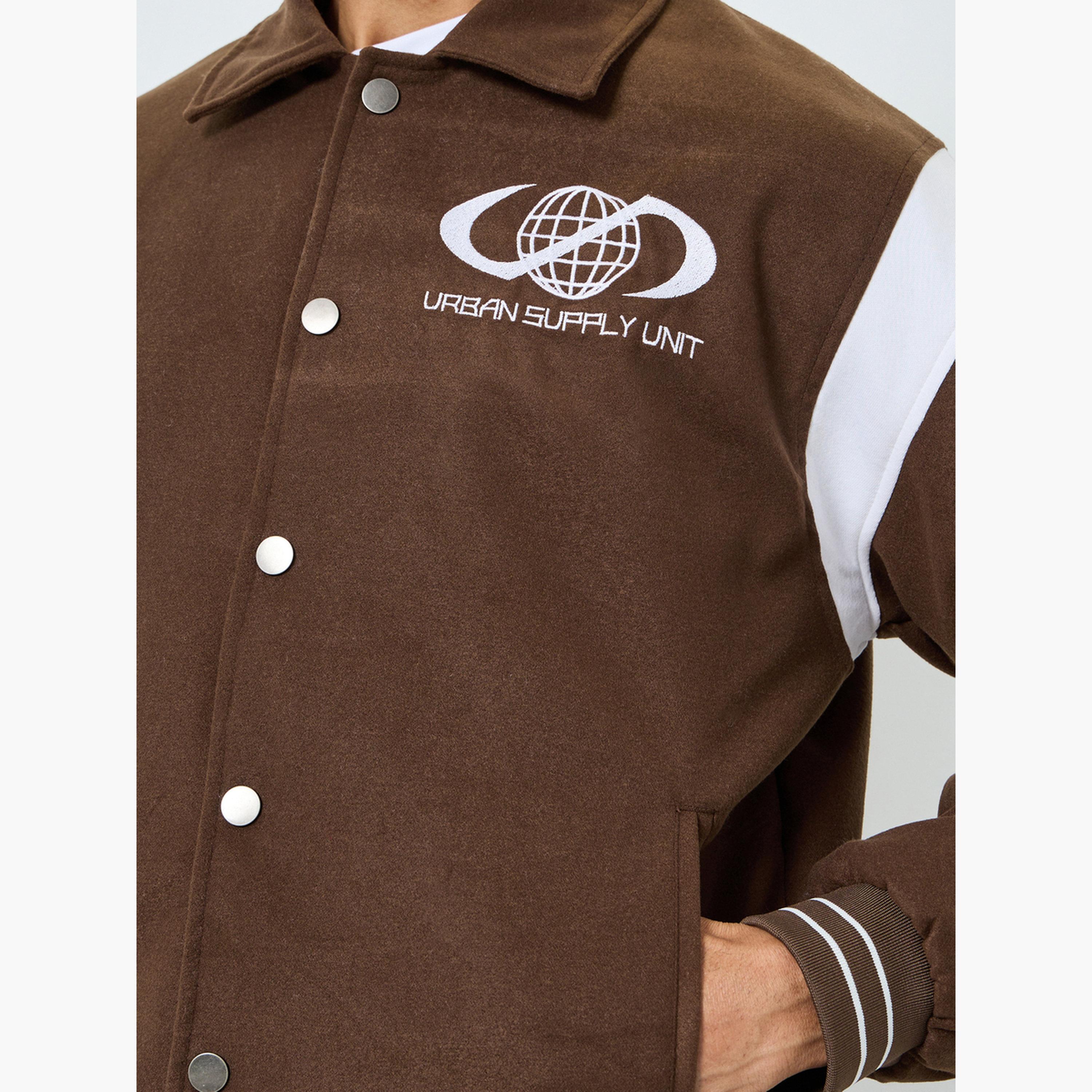 Styli Men Relaxed Varsity Jacket with Graphic Patchwork-men-clothing-jacketsandblazers-jackets-image-5