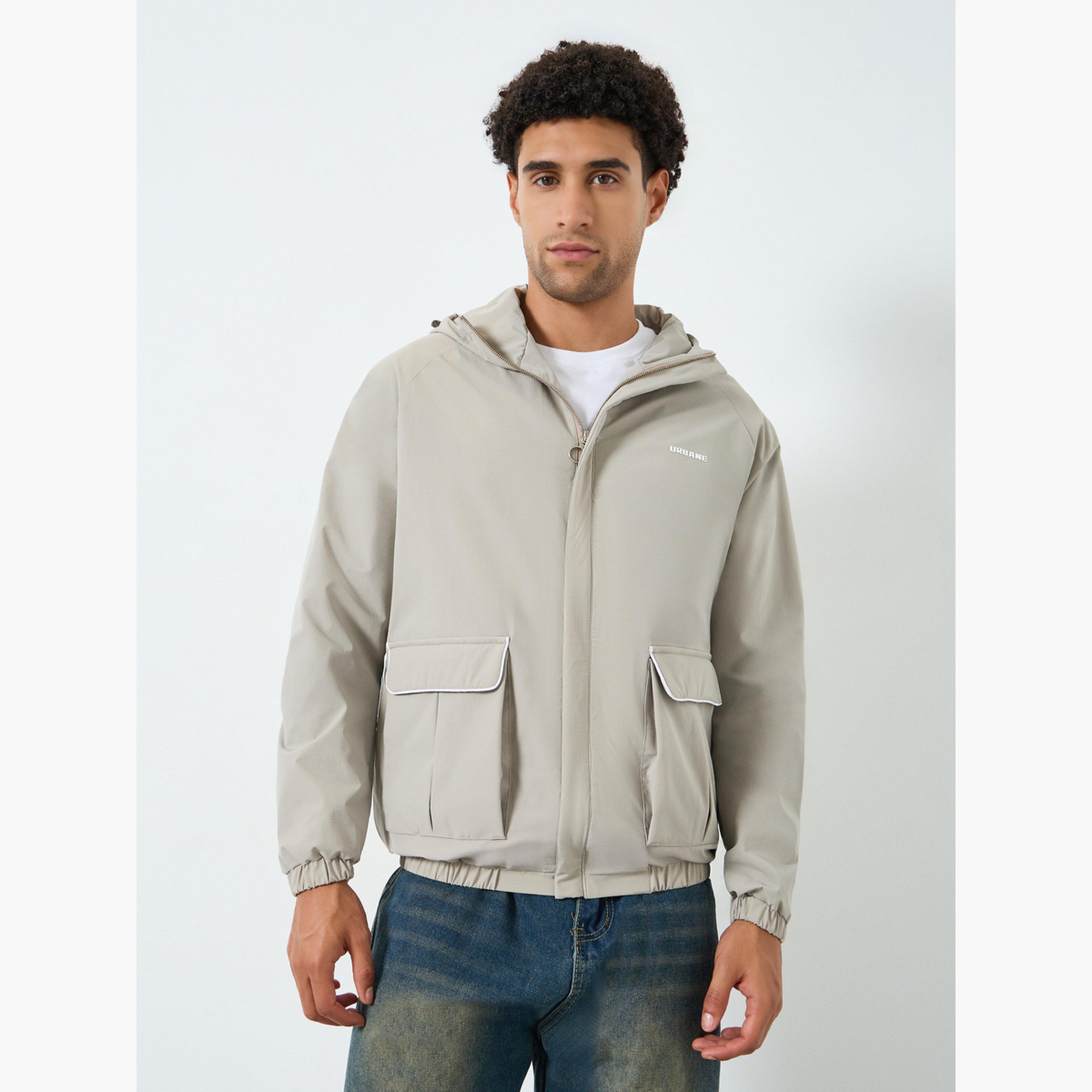 Styli Men Oversized Fit Hooded Windbreaker Jacket-men-clothing-jacketsandblazers-jackets-image-1
