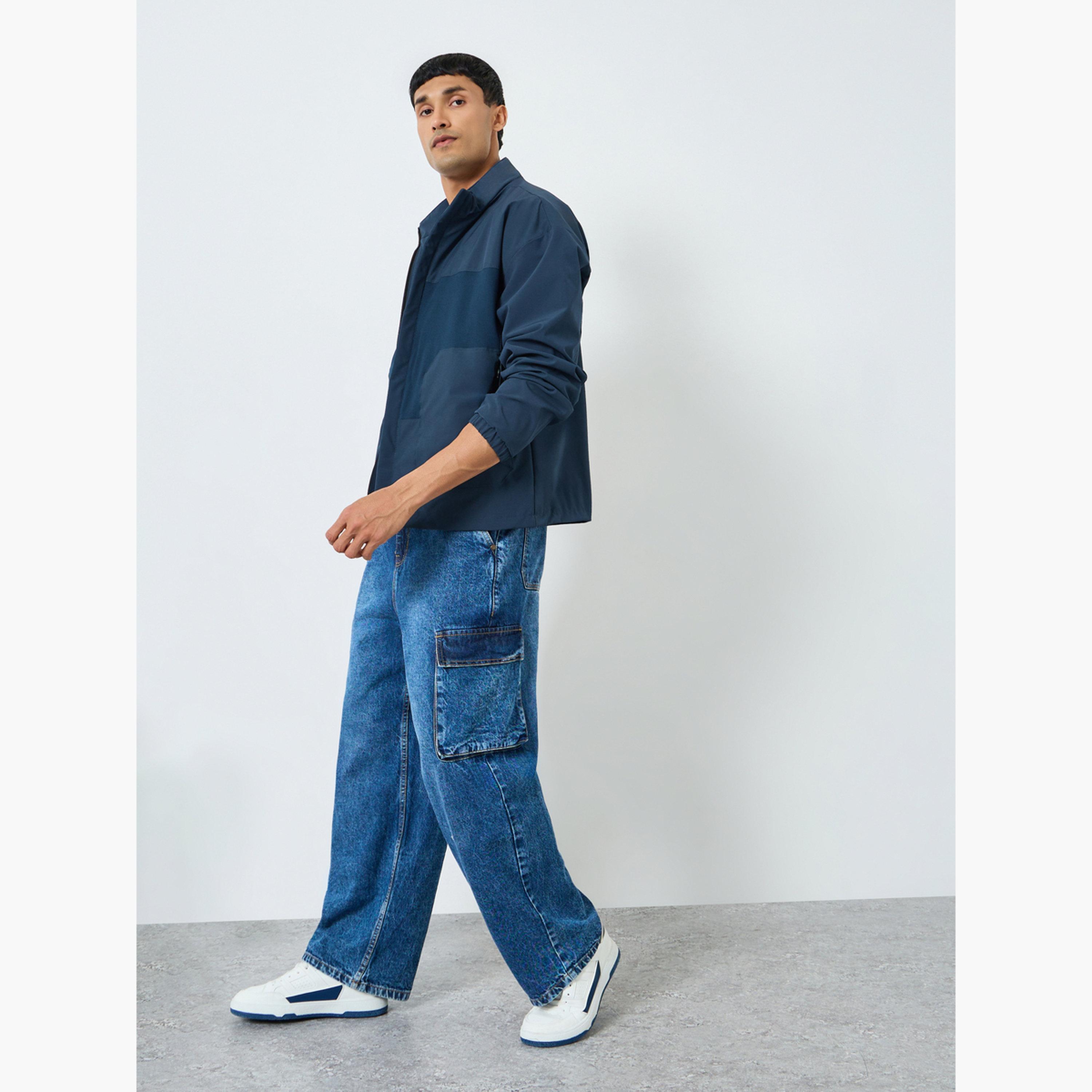 جاكيت بنمط كتل الالوان وسحَّاب غلق-men-clothing-jacketsandblazers-jackets-image-2