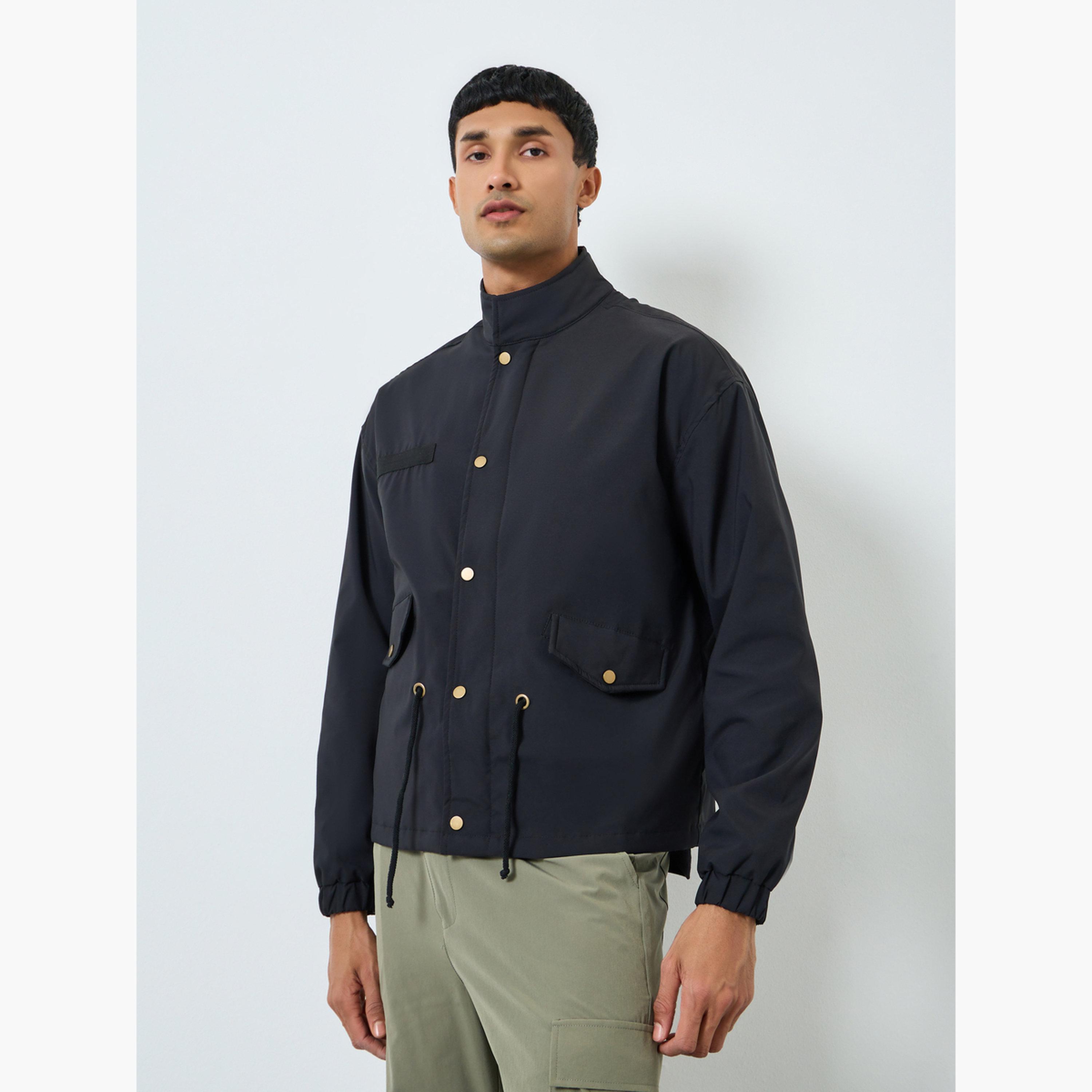 جاكيت سادة بقصة مريحة وسحَّاب غلق-men-clothing-jacketsandblazers-jackets-image-5