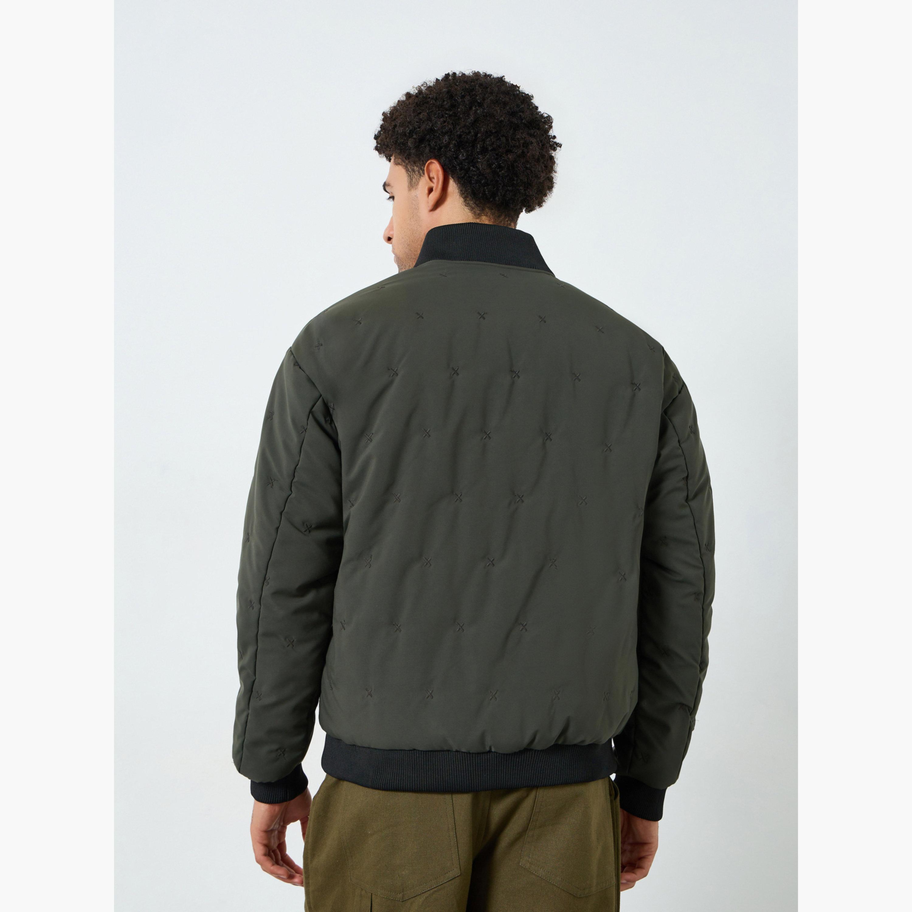جاكيت بومبر مبطن بقصة مريحة-men-clothing-jacketsandblazers-jackets-image-3