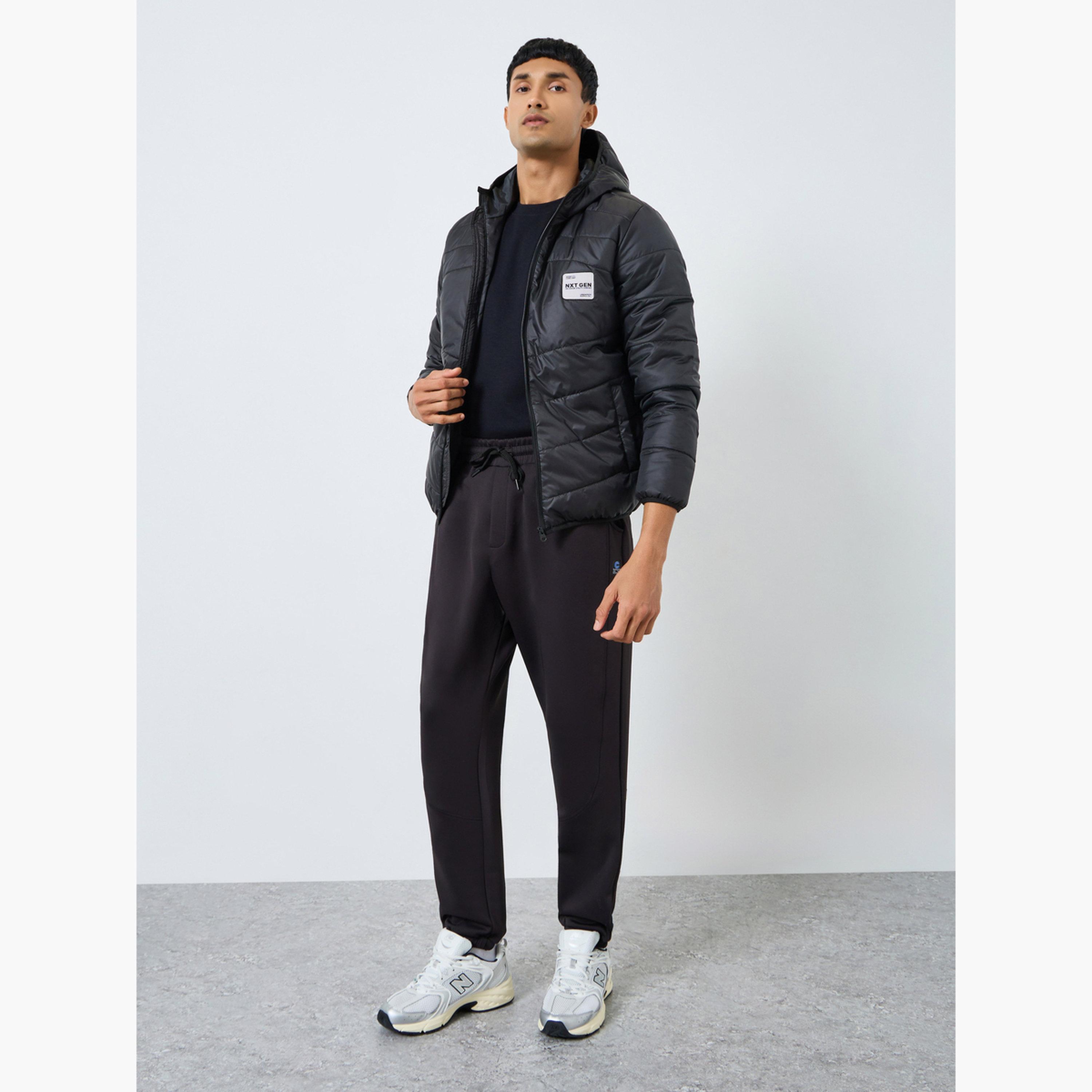 Styli Men Oversized Fit Solid Hooded Puffer Jacket-men-clothing-jacketsandblazers-jackets-image-2