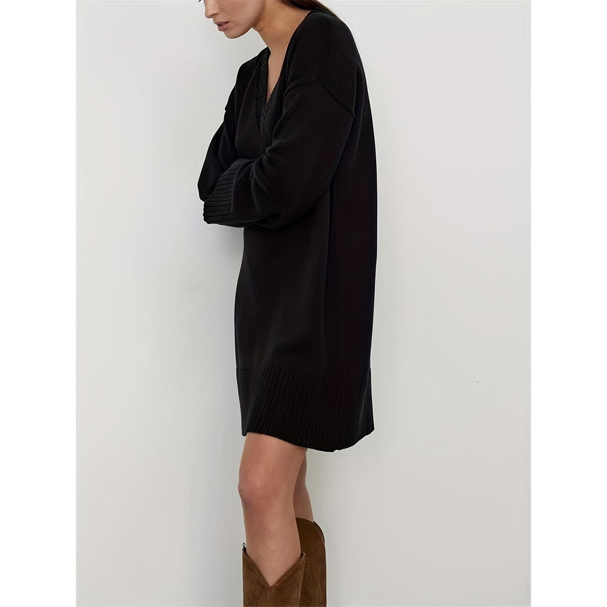 Take Two Plus Size Longline V Neck Sweater-women-clothing-hoodiesandsweatshirts-hoodies-image-4
