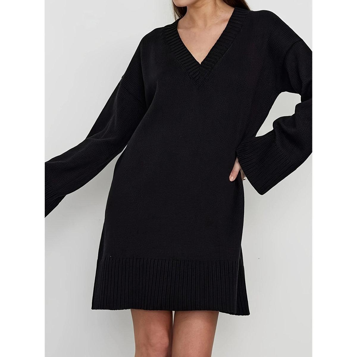 Take Two Plus Size Longline V Neck Sweater-women-clothing-hoodiesandsweatshirts-hoodies-image-5