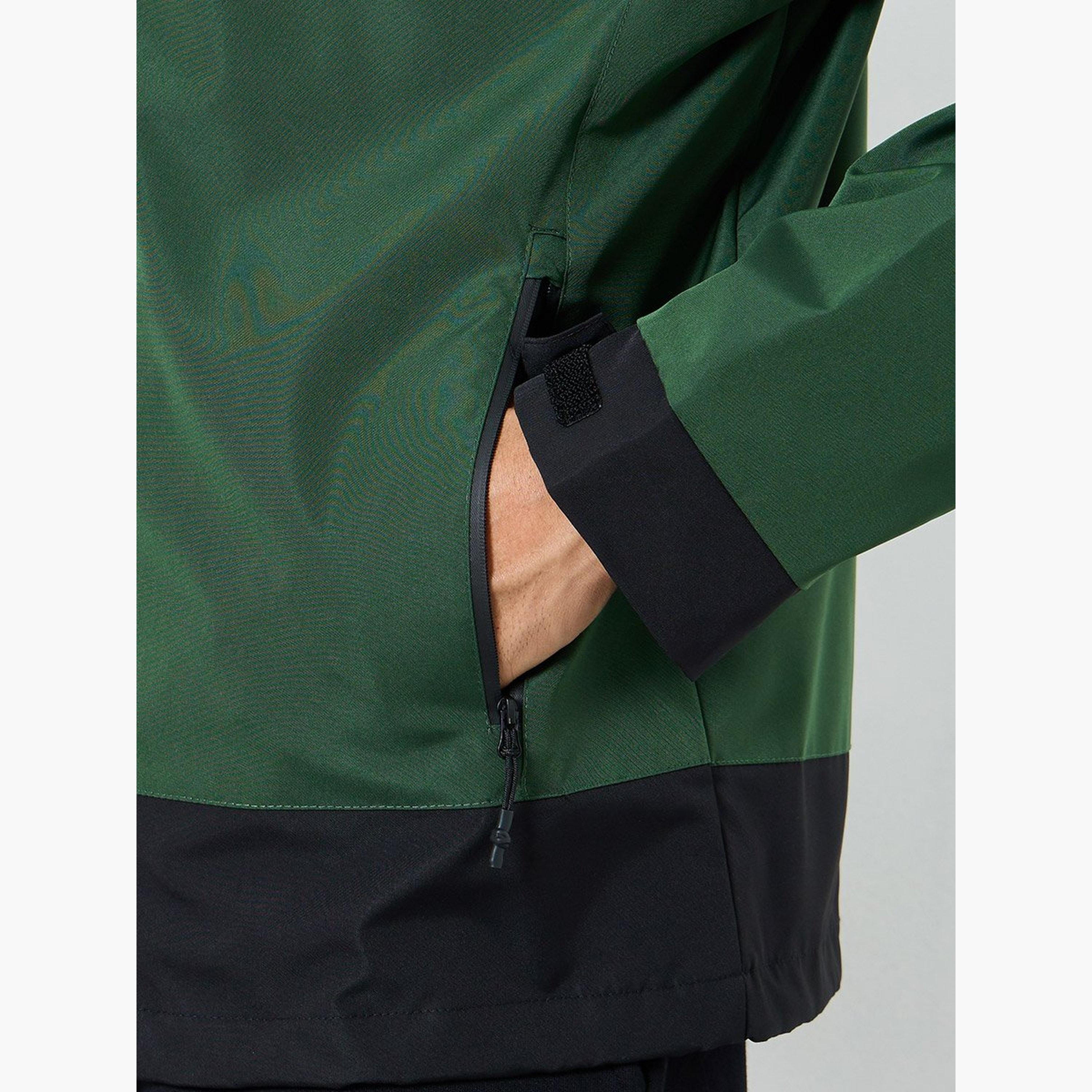 Styli Color Block Hooded Neck Long Sleeves Men's Zip Through Jacket-men-clothing-jacketsandblazers-jackets-image-5