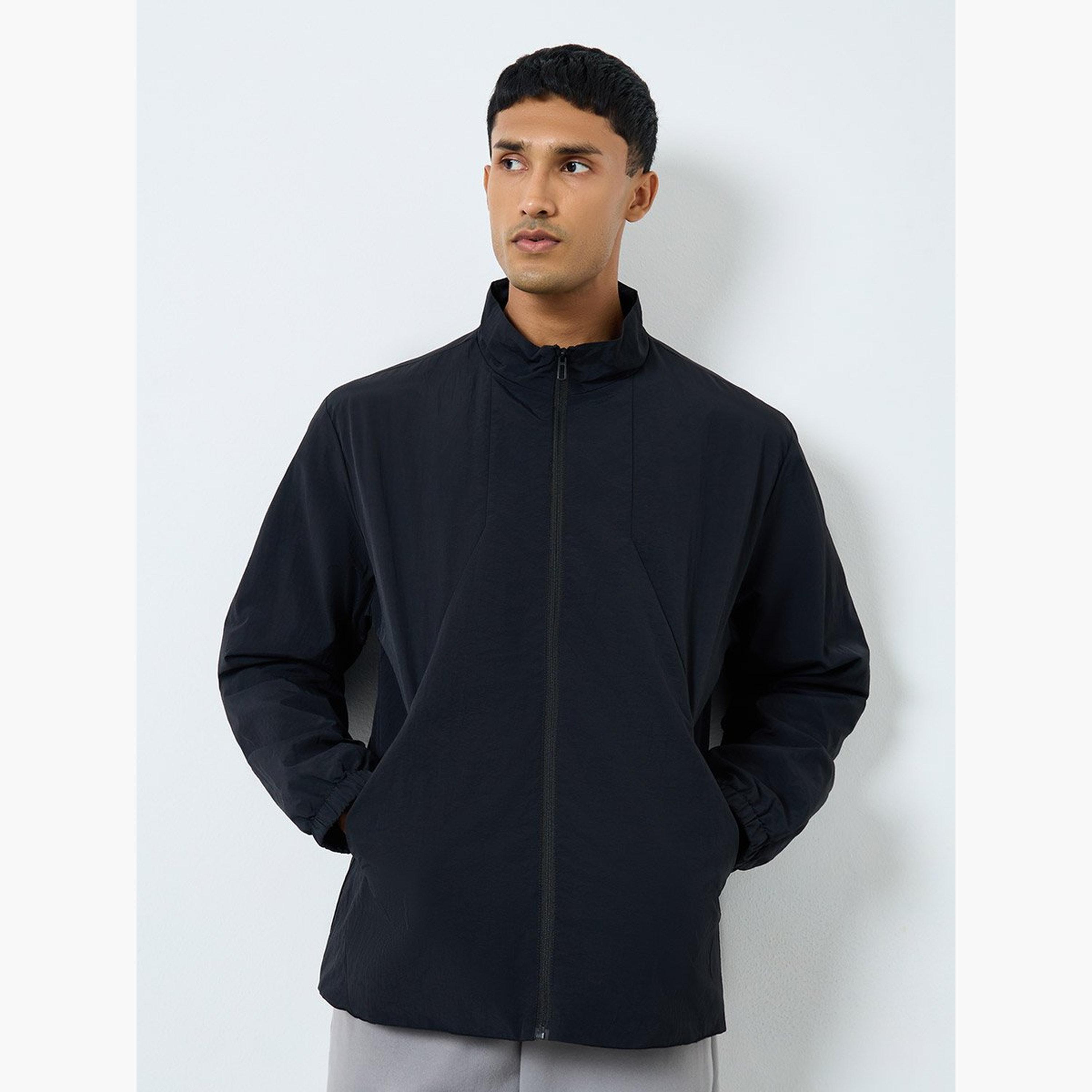 Styli Men Oversized Lightweight Zip Up Jackets-men-clothing-jacketsandblazers-jackets-image-1
