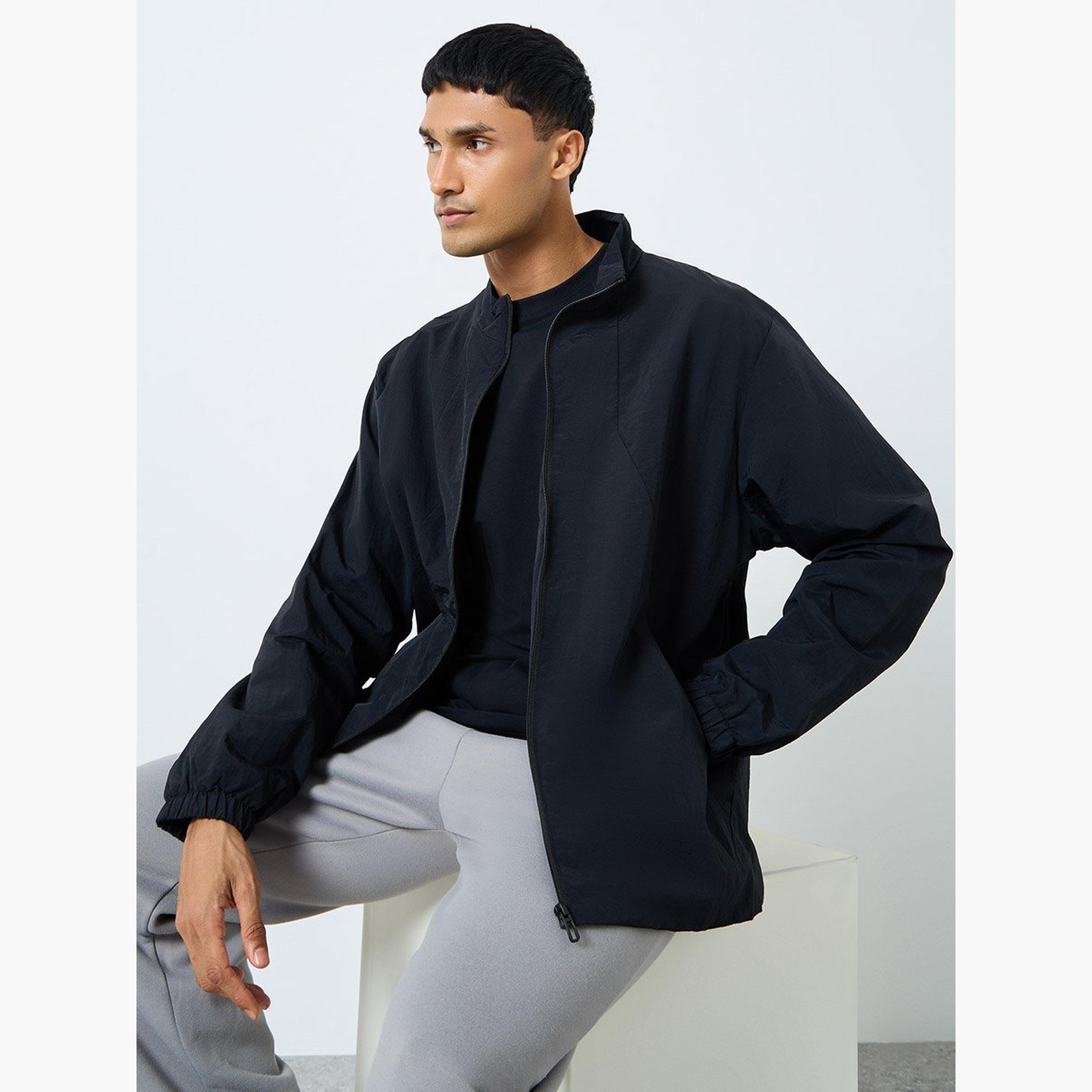 Styli Men Oversized Lightweight Zip Up Jackets-men-clothing-jacketsandblazers-jackets-image-3