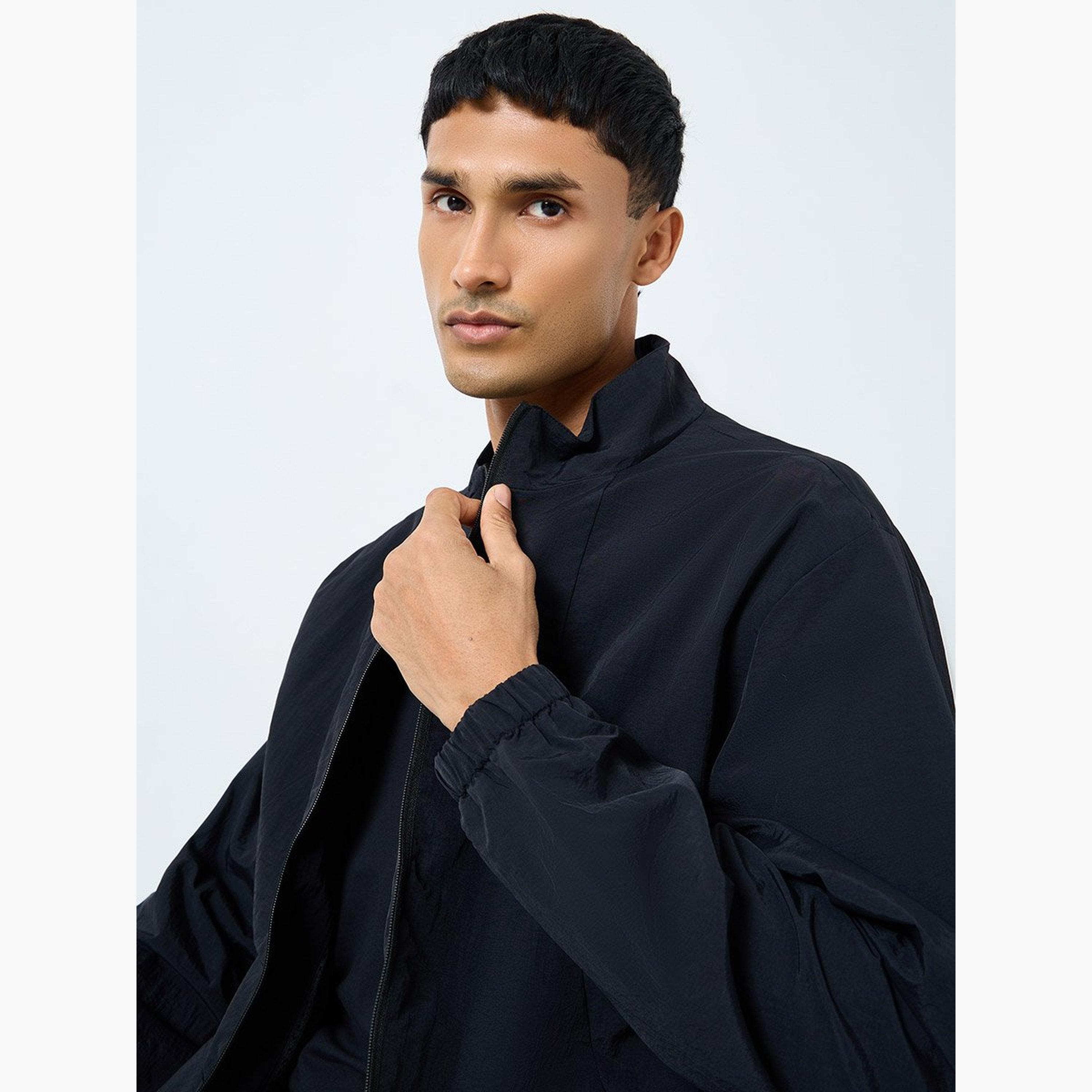 Styli Men Oversized Lightweight Zip Up Jackets-men-clothing-jacketsandblazers-jackets-image-4