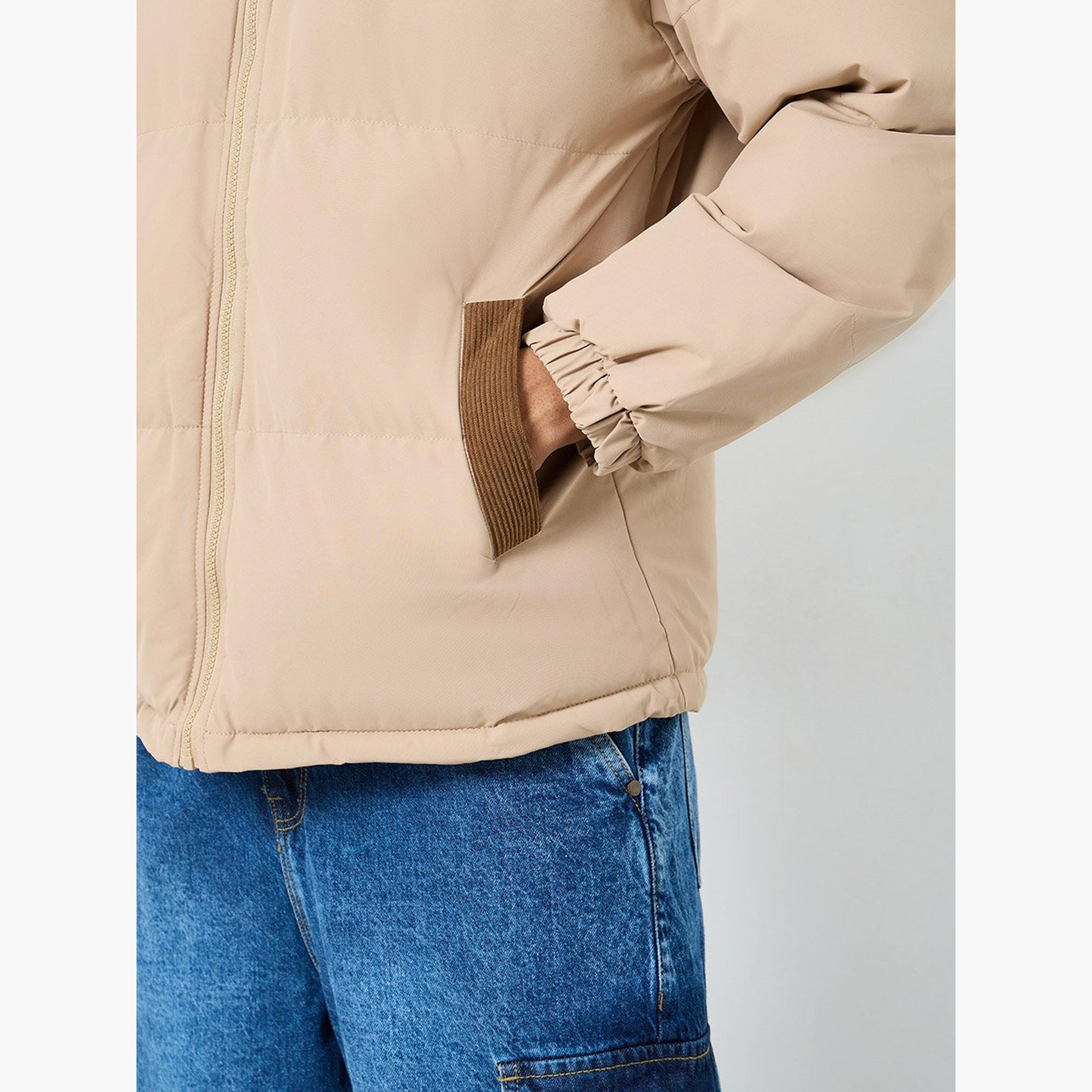 Styli Men Oversized Zip Up Quilted Puffer Jackets-men-clothing-jacketsandblazers-jackets-image-5