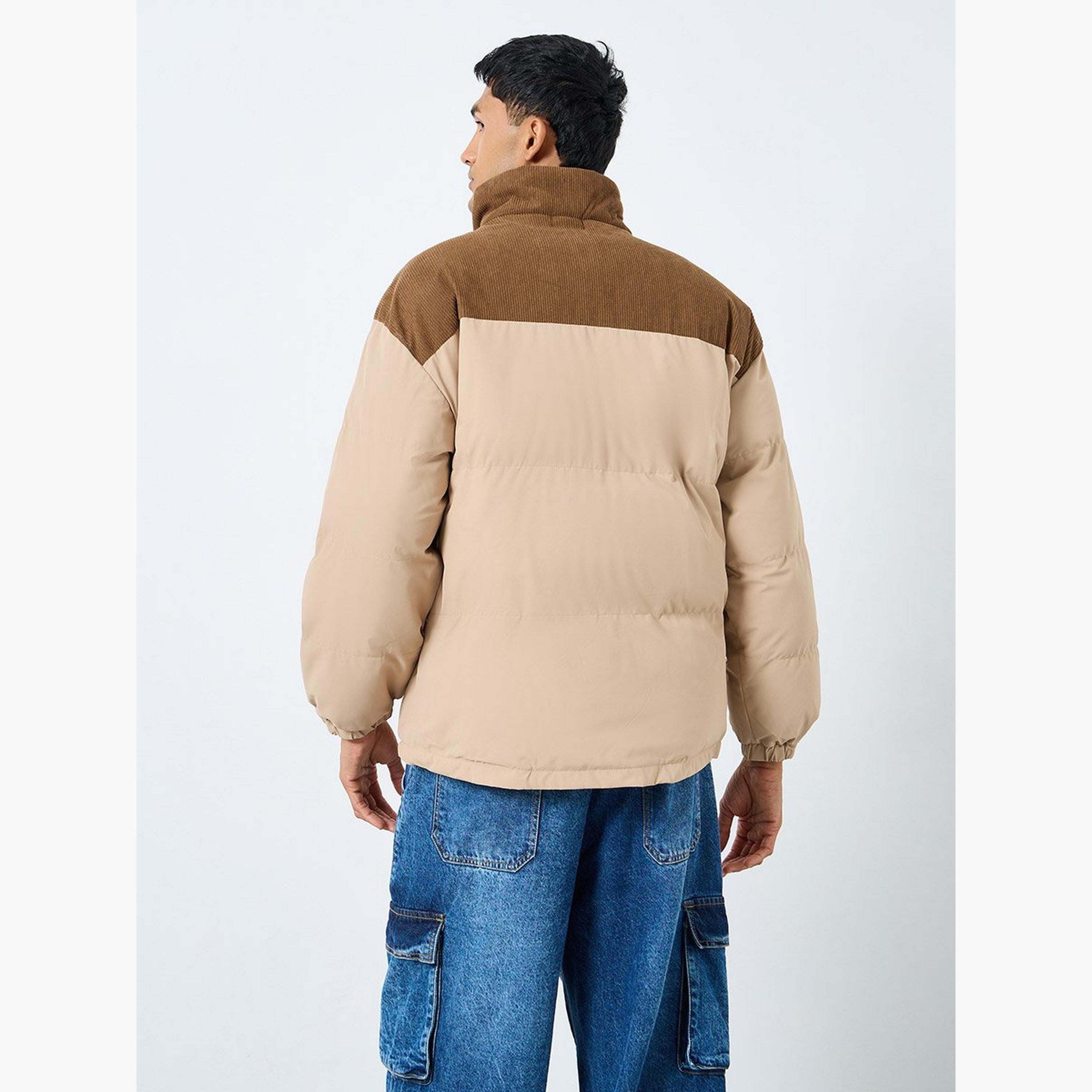 Styli Men Oversized Zip Up Quilted Puffer Jackets-men-clothing-jacketsandblazers-jackets-image-6