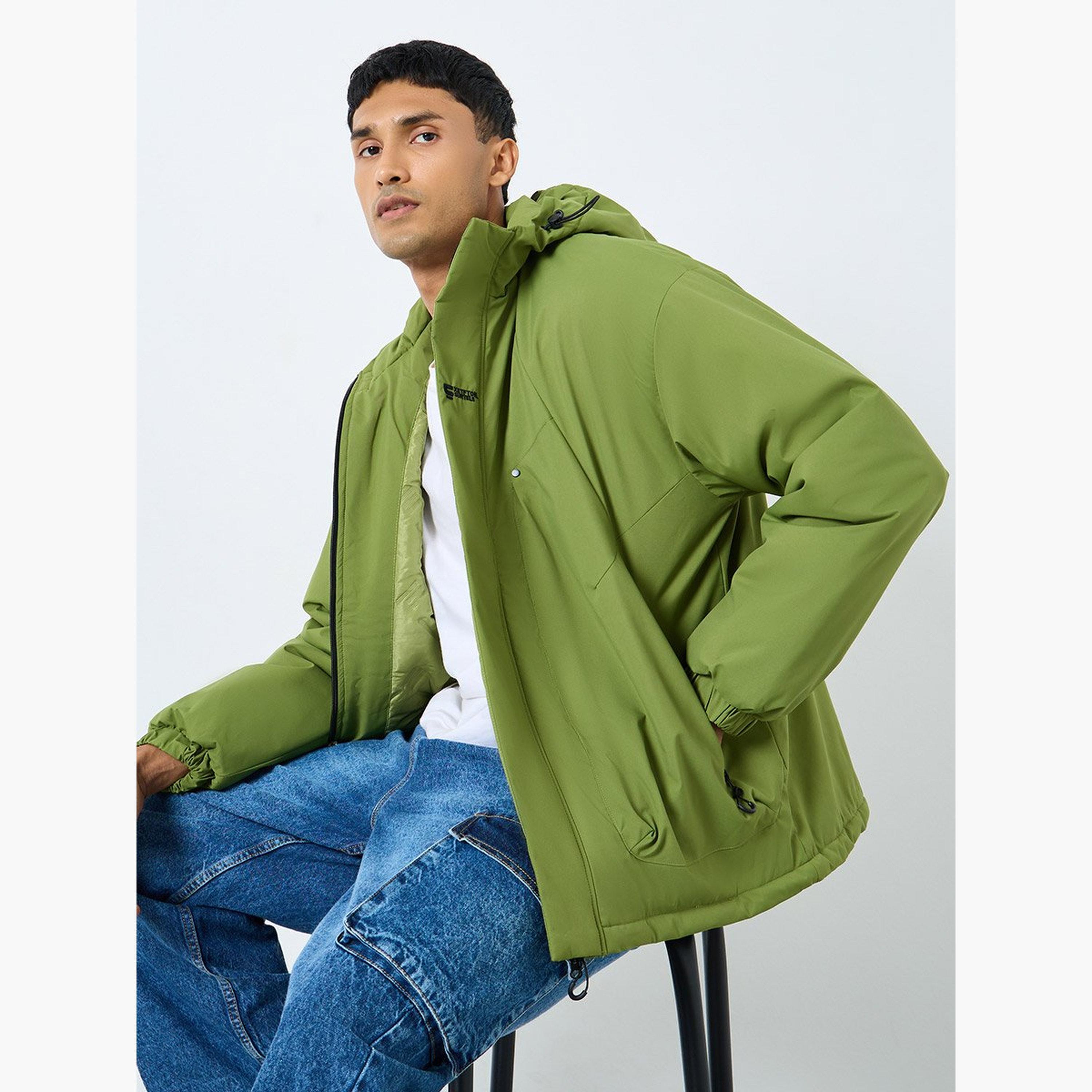 ستايلي - جاكيت للرجال مقاس كبير بغطاء للرأس ومضاد للرياح-men-clothing-jacketsandblazers-jackets-image-3