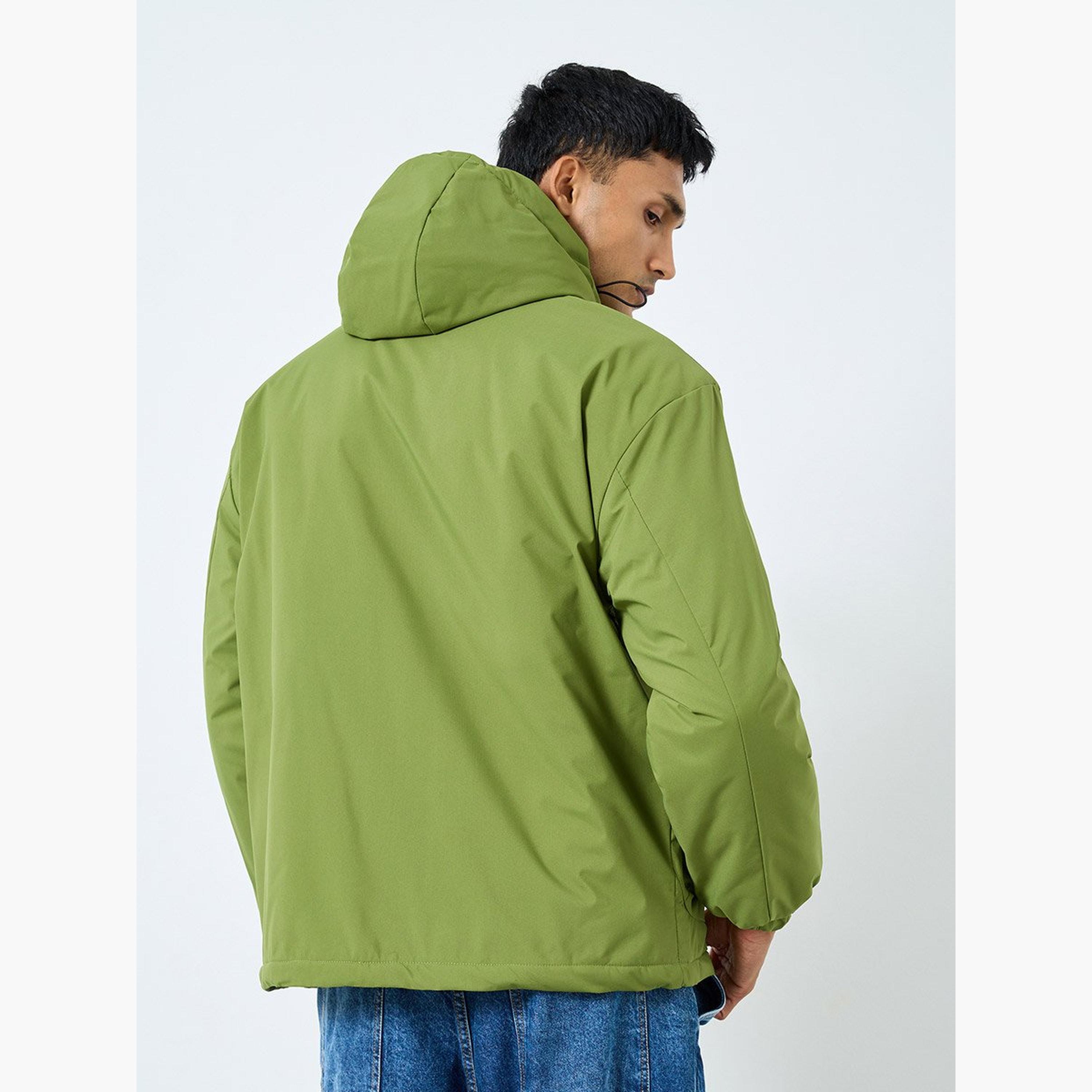 ستايلي - جاكيت للرجال مقاس كبير بغطاء للرأس ومضاد للرياح-men-clothing-jacketsandblazers-jackets-image-6
