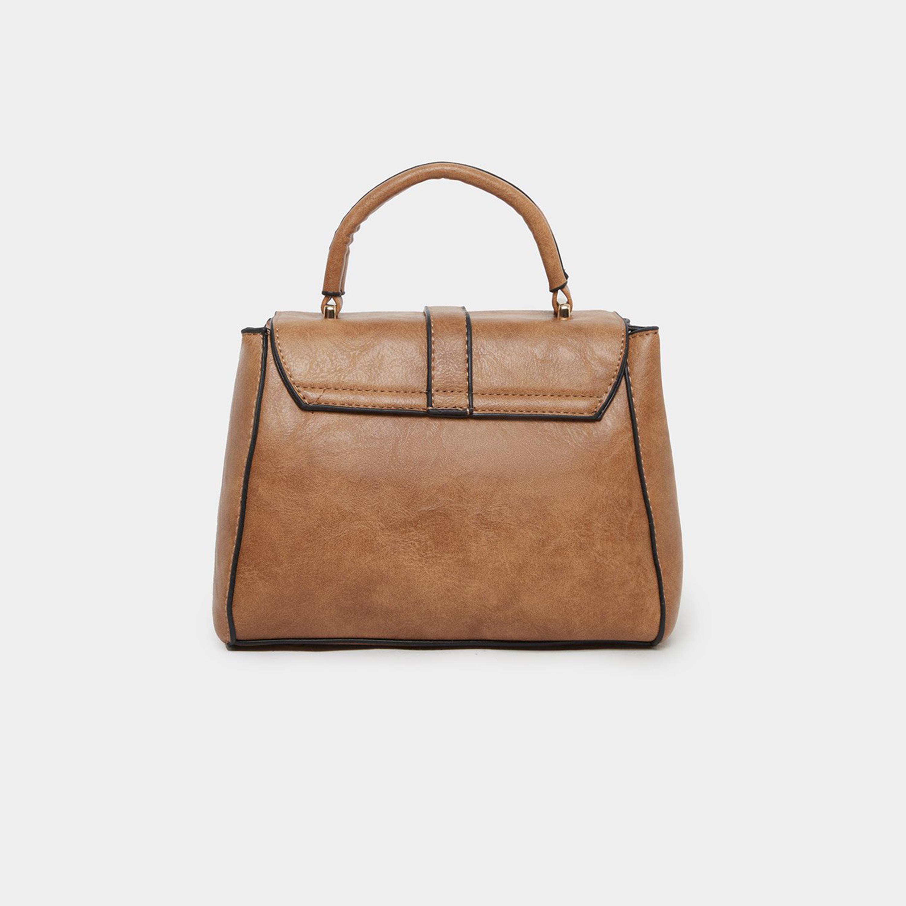 Styli Tan Satchel Handbag-women-bagsandwallets-handbags-image-2