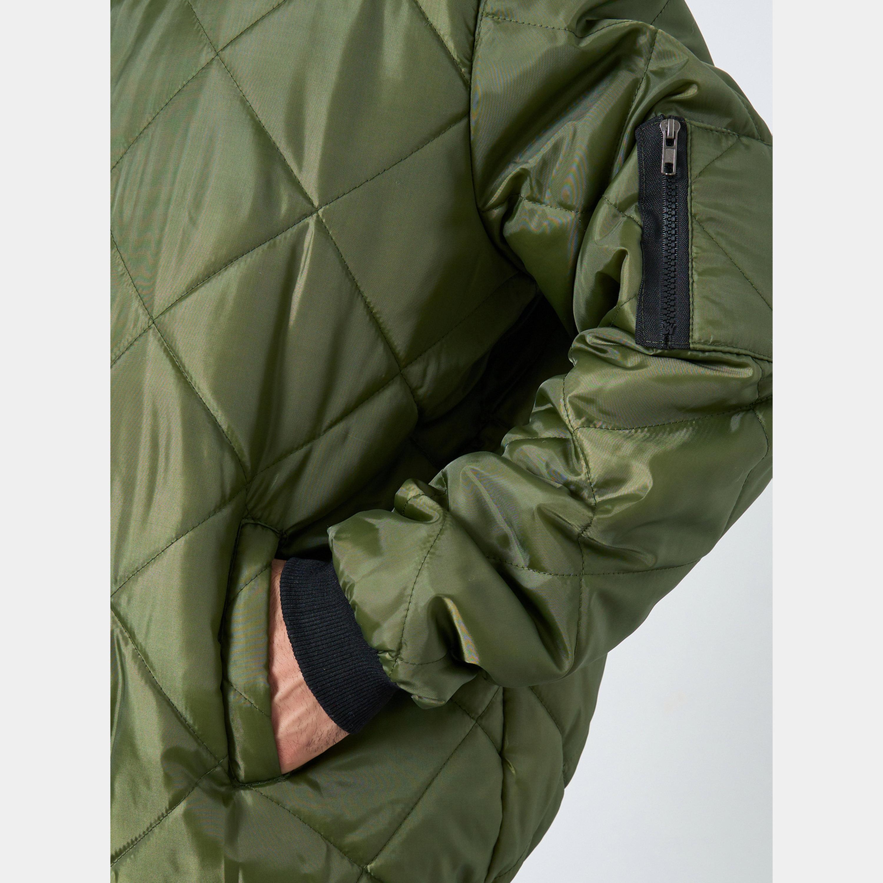 ستايلي - جاكيت رجالي خفيف الوزن مبطن برقبة دائرية وأكمام طويلة وسحاب-men-clothing-jacketsandblazers-jackets-image-4
