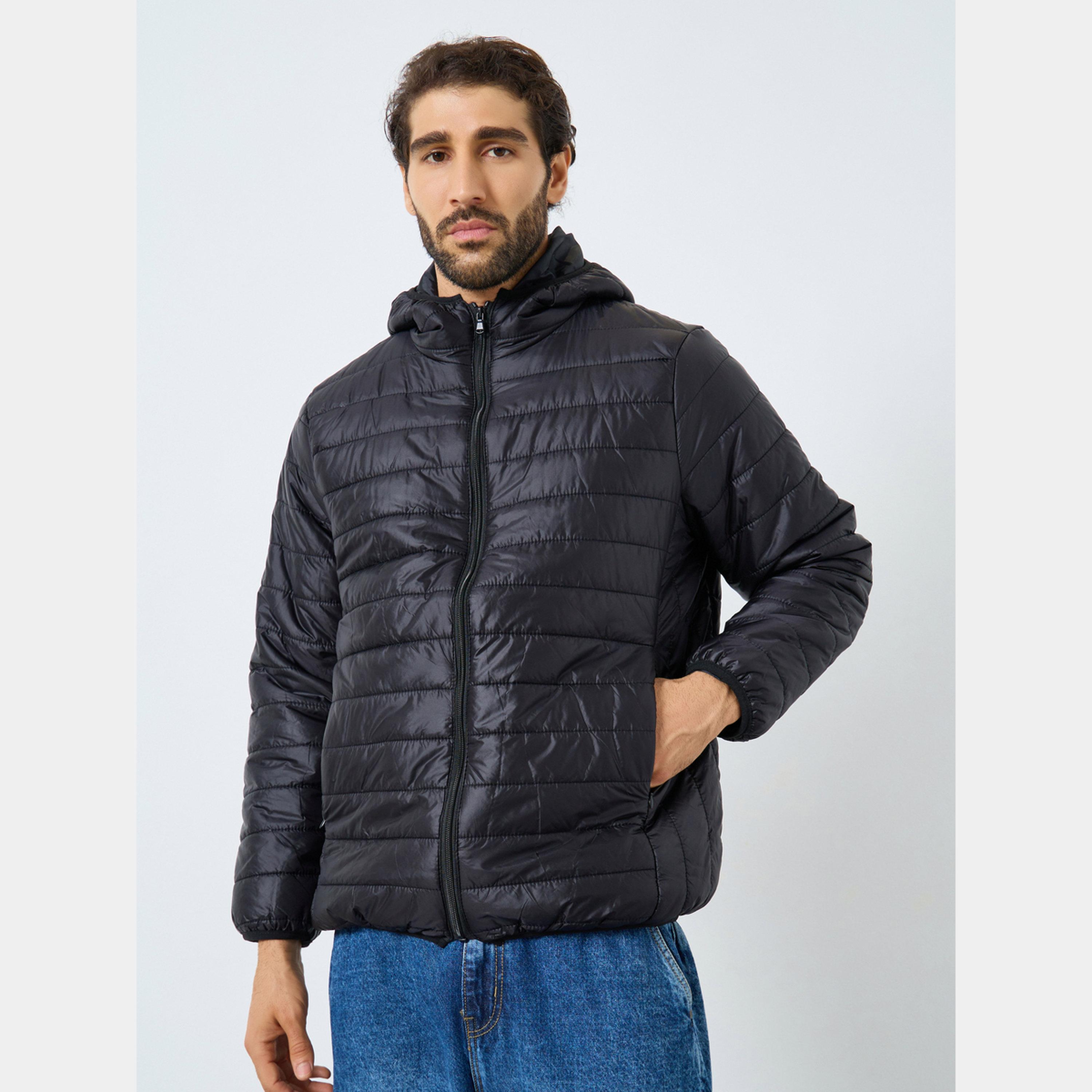 ستايلي - جاكيت رجالي مبطن بغطاء للرأس وأكمام طويلة وسحاب كامل-men-clothing-jacketsandblazers-jackets-image-3