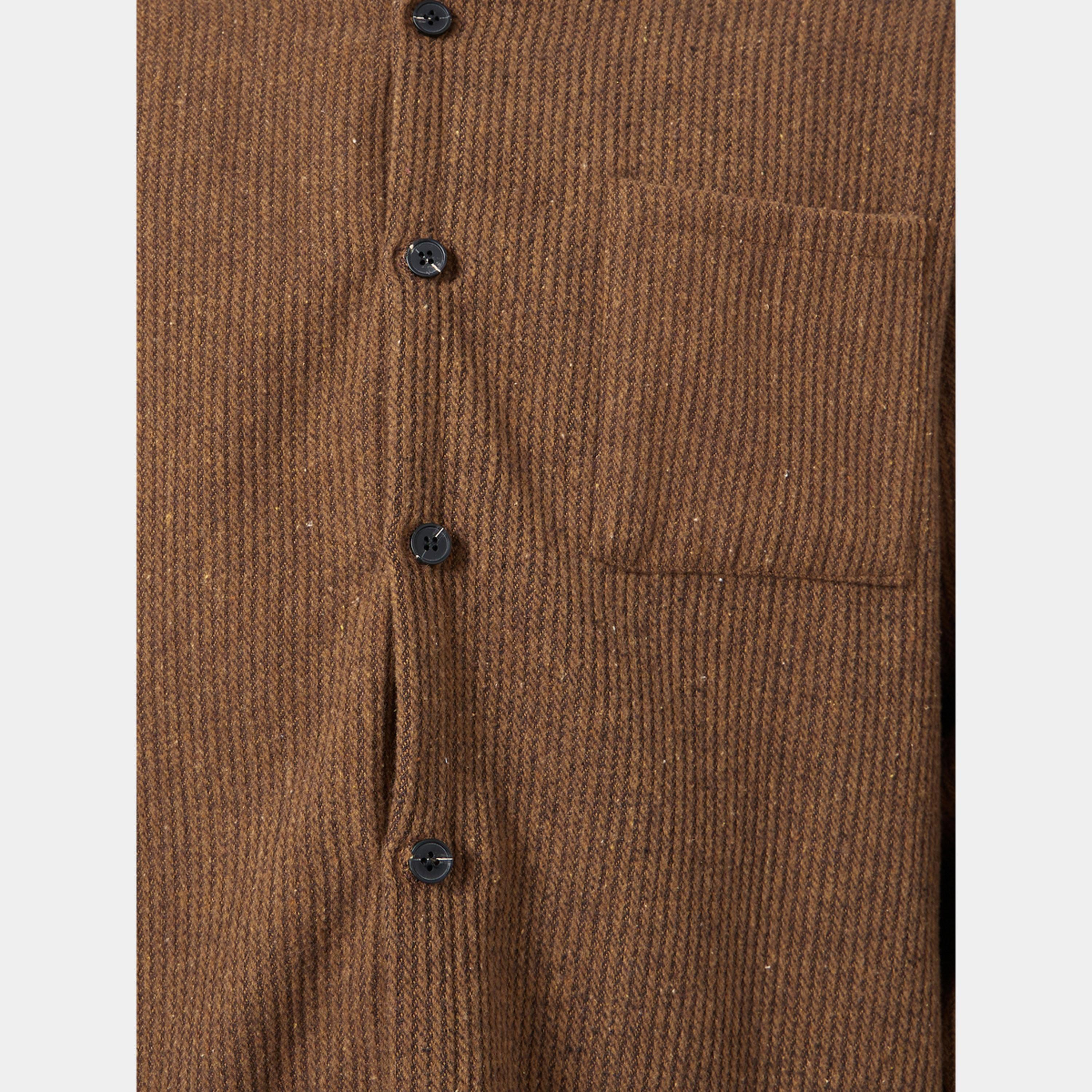 ستايلي - جاكيت رجالي من قماش مخملي مضلع بأكمام طويلة وياقة منقوش وأزرار-men-clothing-jacketsandblazers-jackets-image-4