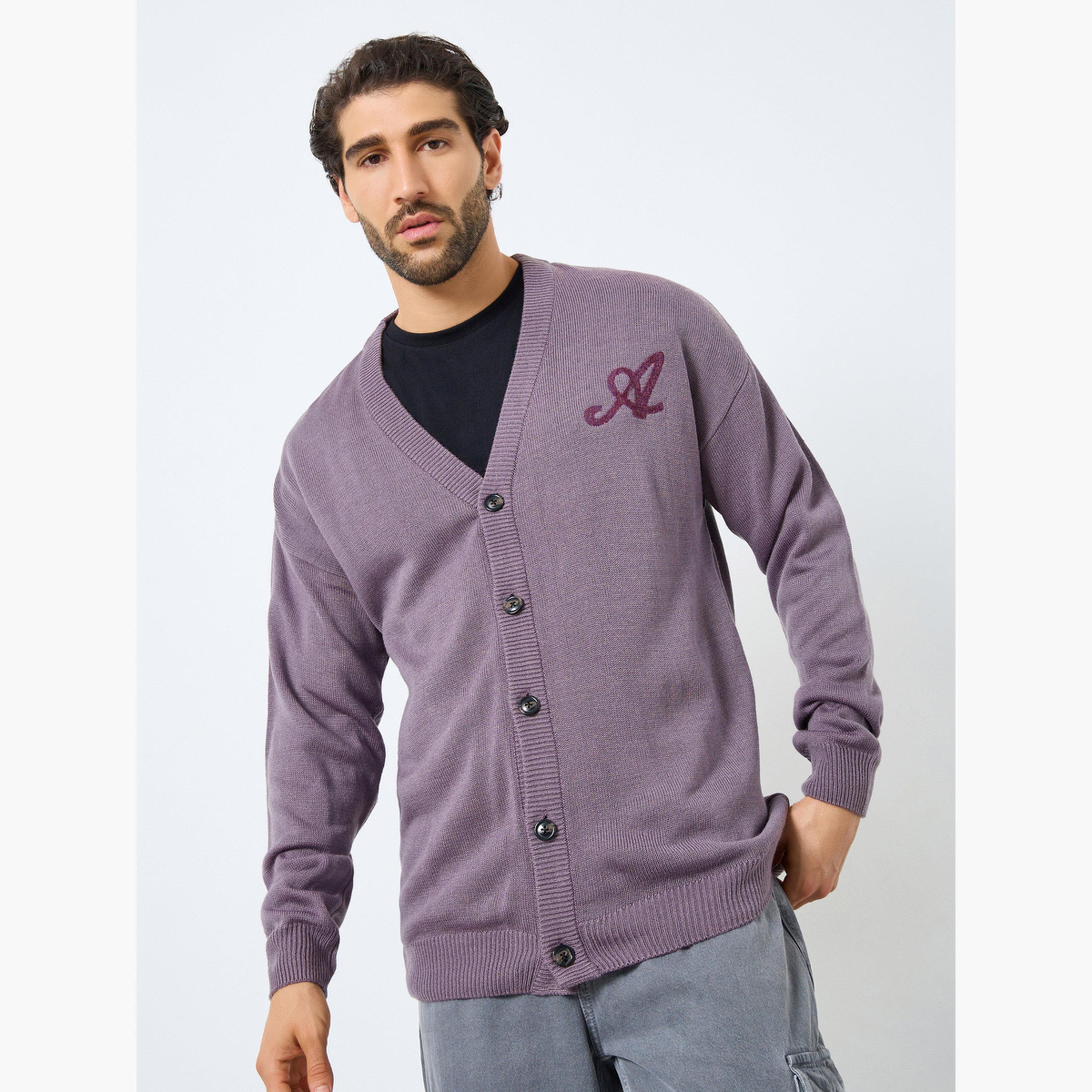 كارديجان محبوك ومطرز-men-clothing-sweatersandpullovers-image-1