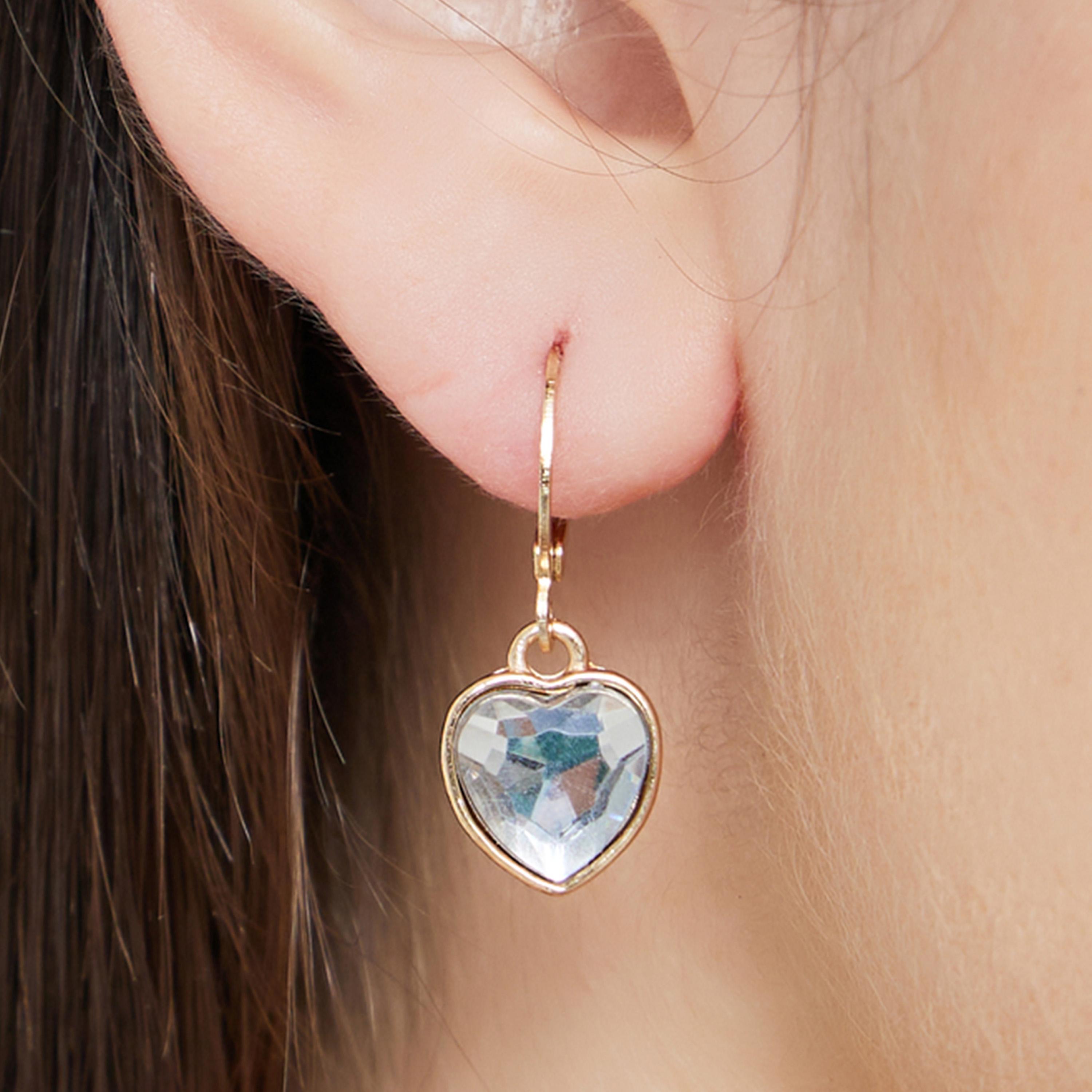 Styli Set of 6 - Heart Drop Dangle Earrings-women-watchesandjewellery-jewellery-earrings-image-2