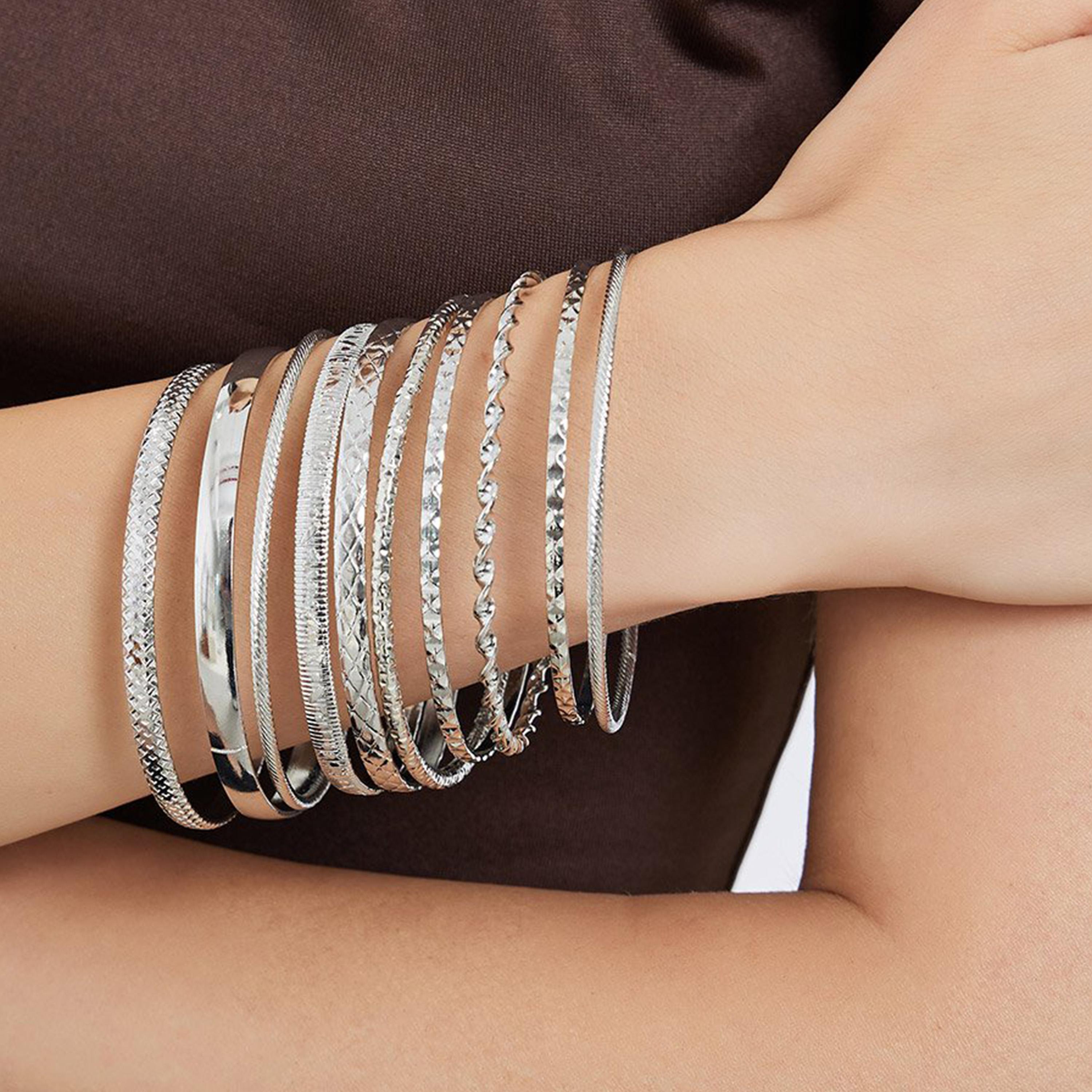 Styli Set of 10 - Women Assorted Bangles-women-watchesandjewellery-jewellery-banglesandbracelets-image-2