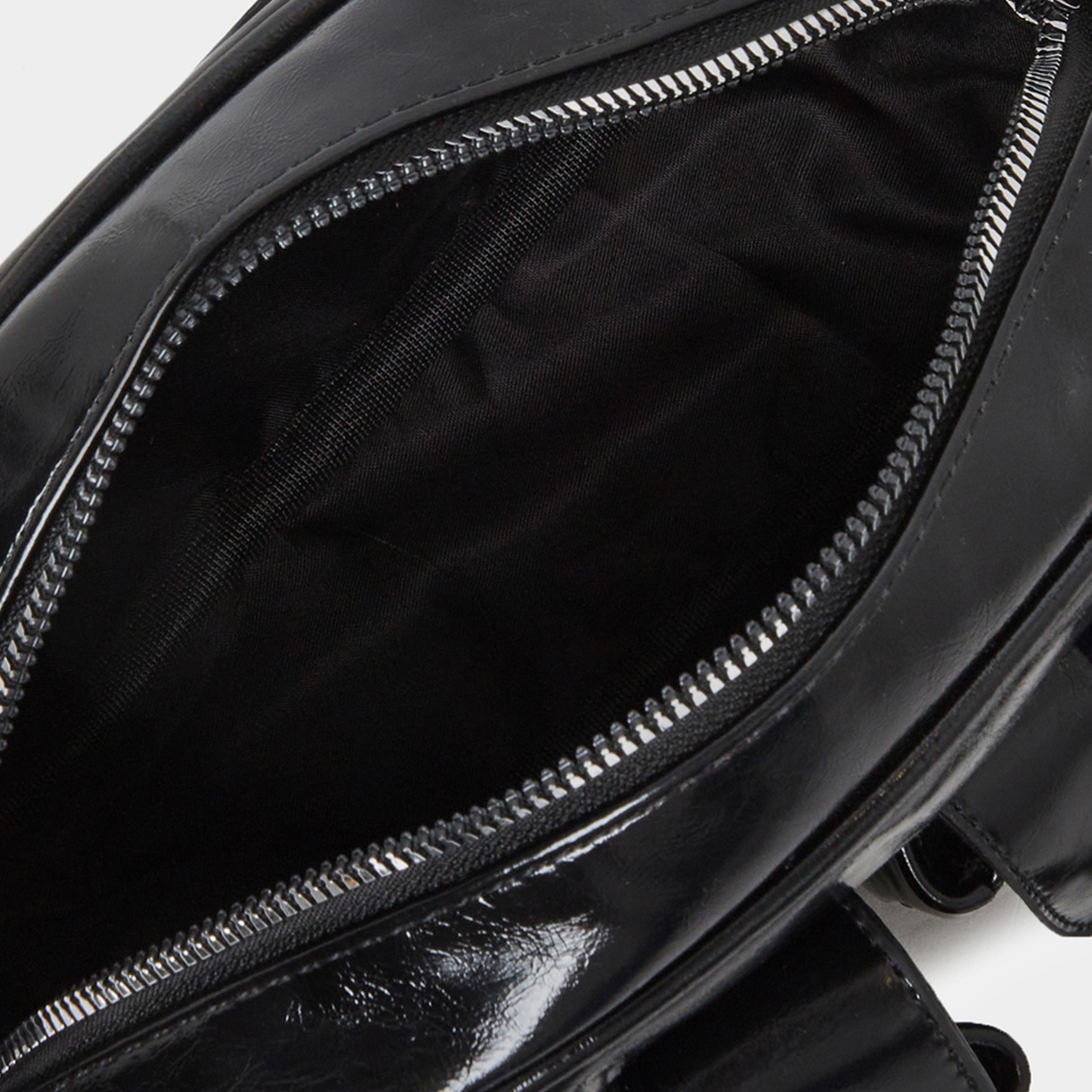 Styli Black Patent Leather City Bag-women-bagsandwallets-handbags-image-4