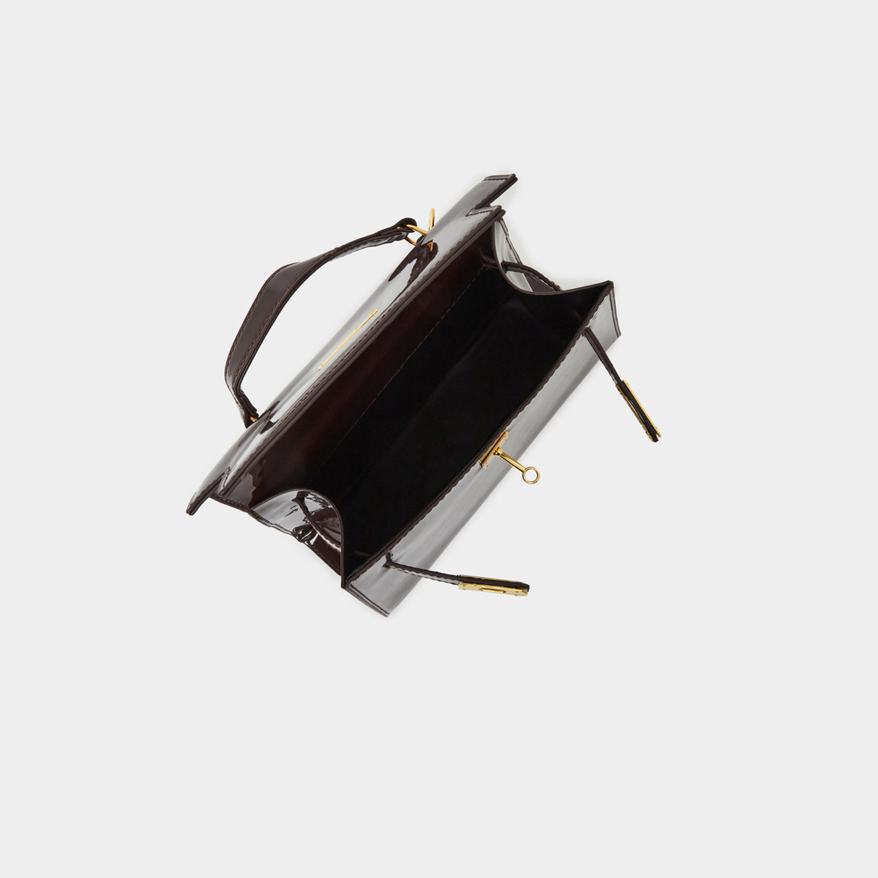 ستايلي - شنطة يد براءة اختراع لون بني قهوة-women-bagsandwallets-handbags-image-5