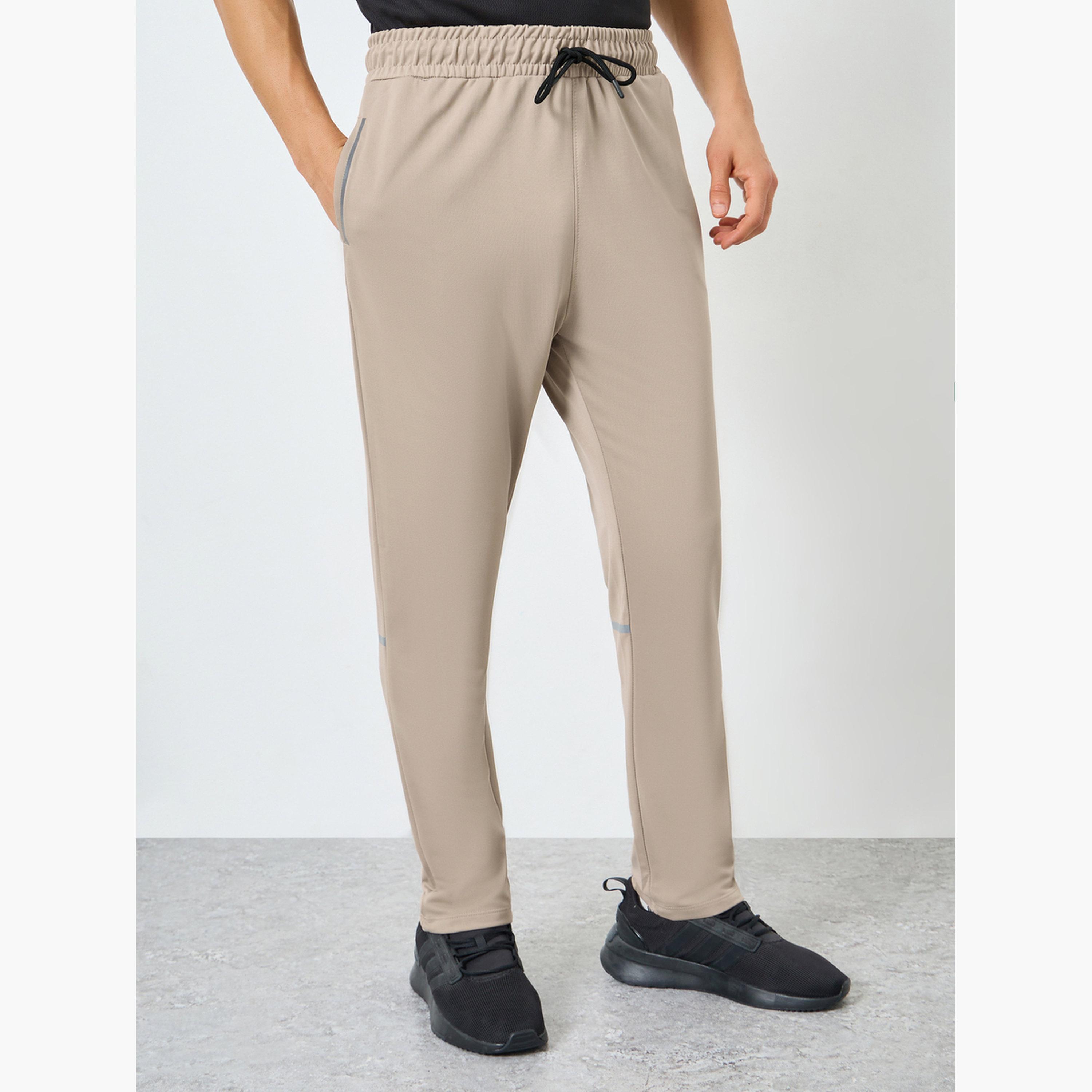 Styli Men Khaki Slim Fit Joggers-men-clothing-sportswearandactivewear-bottoms-joggers-image-1