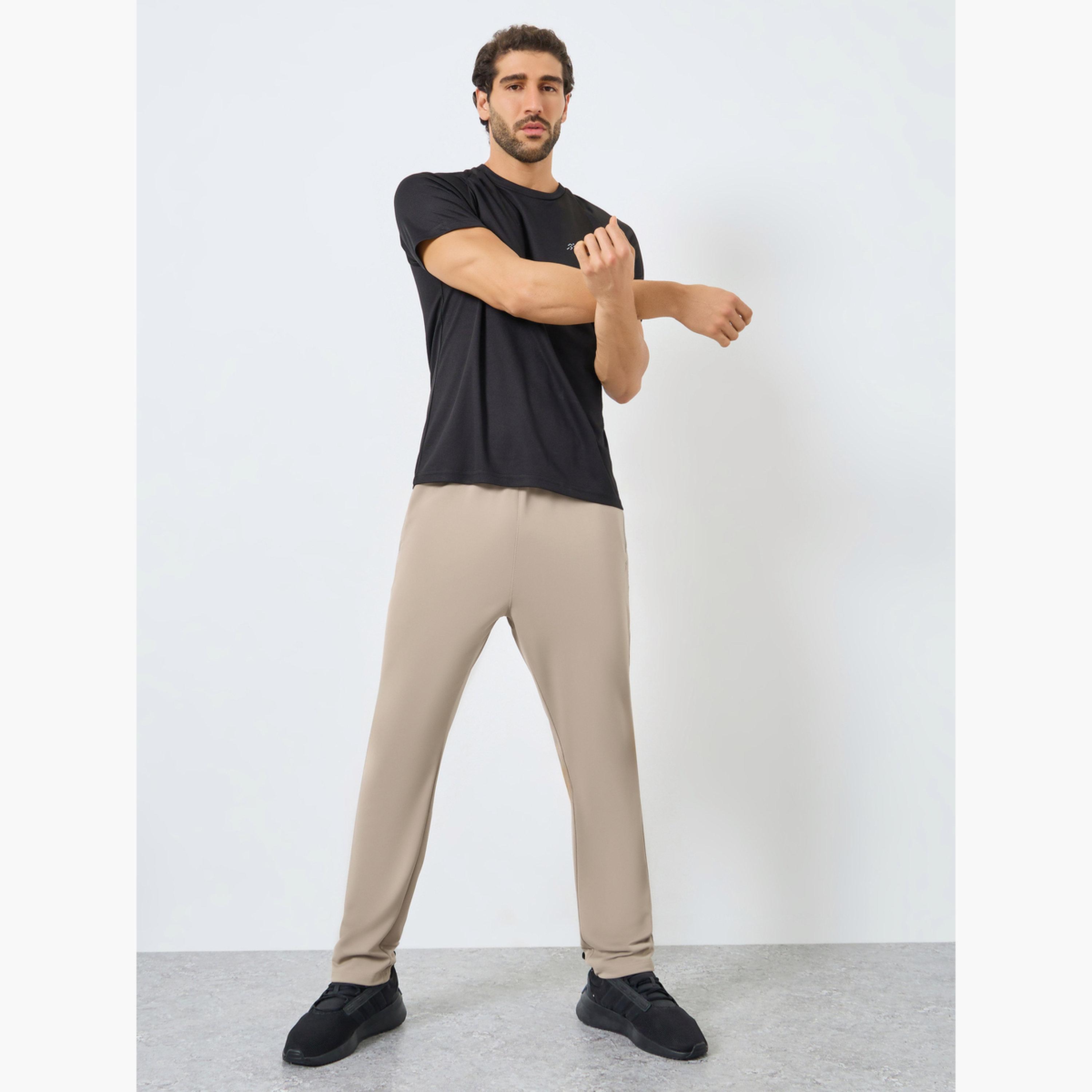 Styli Men Khaki Slim Fit Joggers-men-clothing-sportswearandactivewear-bottoms-joggers-image-2