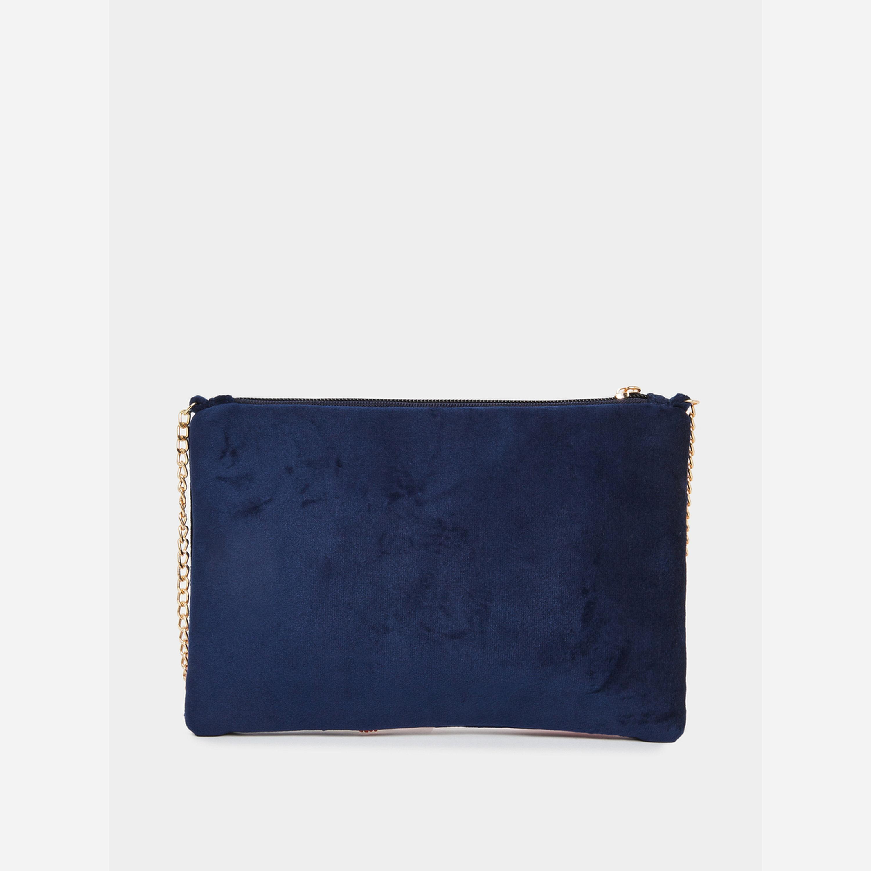 Styli Beaded Clutch with Chain Strap-women-bagsandwallets-handbags-image-2