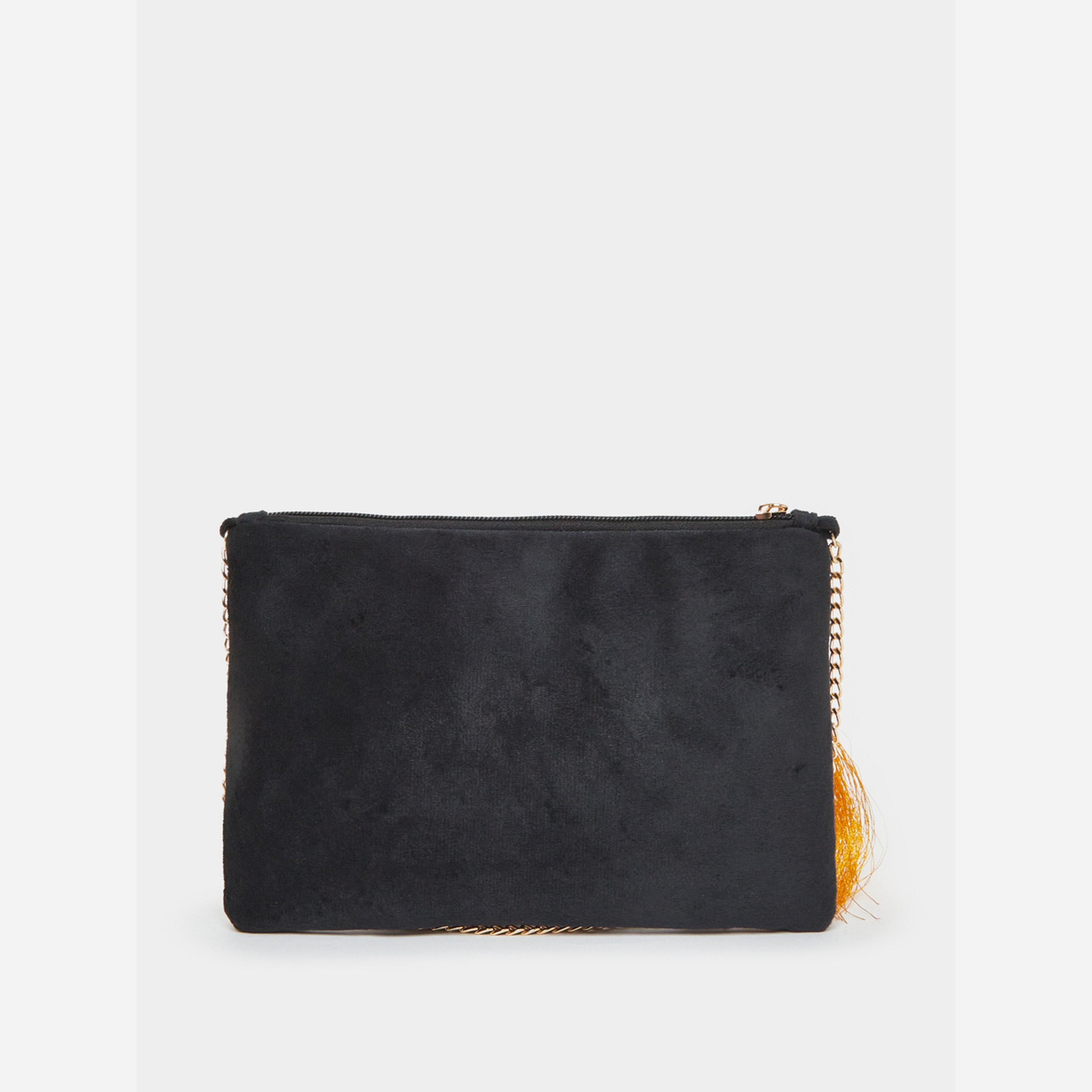 ستايلي - شنطة يد مزينة بالخرز مع حزام سلسلة-women-bagsandwallets-handbags-image-3