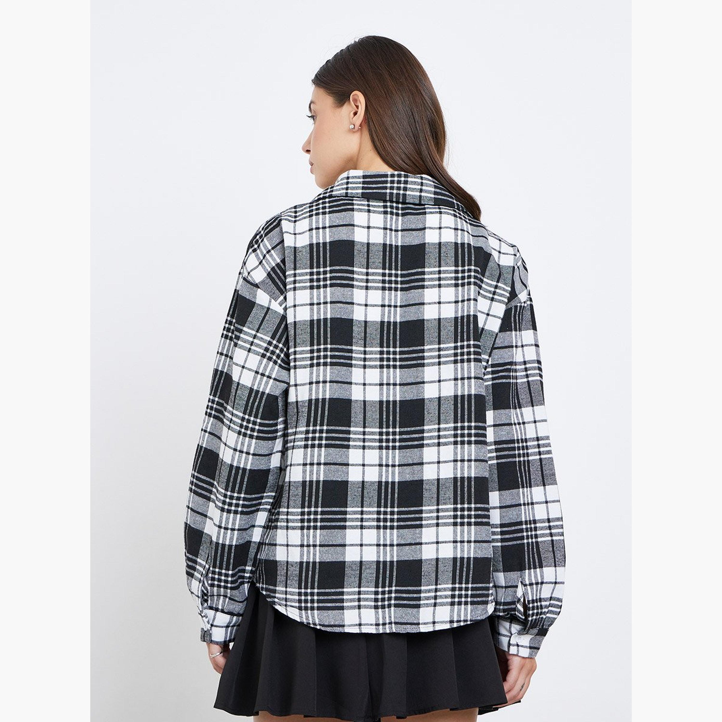 Take Two Women Plaid Flannel Buttoned Shirt-women-clothing-shirtsandblouses-shirts-image-4