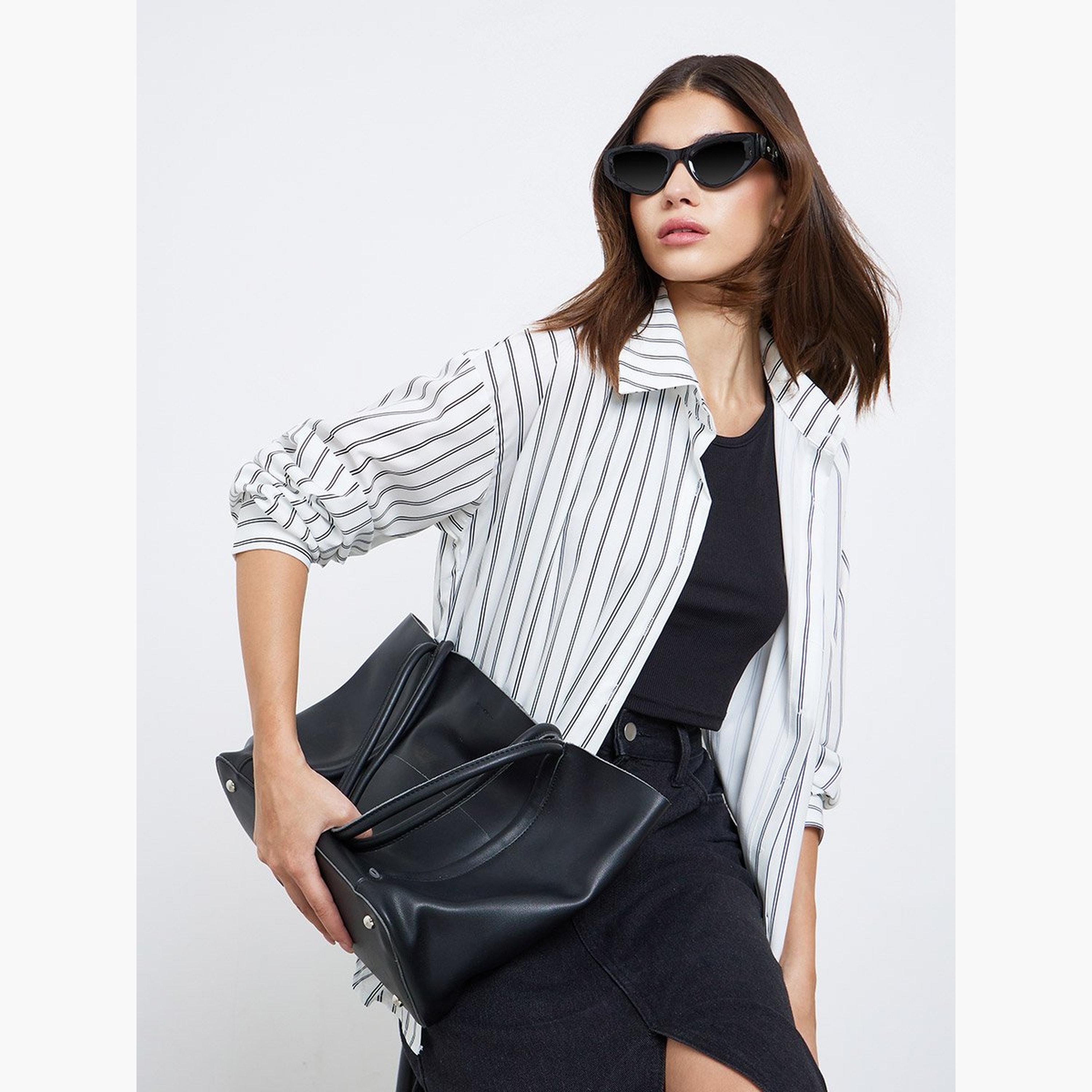 Take Two Striped Long Sleeve Oversized Shirt-women-clothing-shirtsandblouses-shirts-image-3