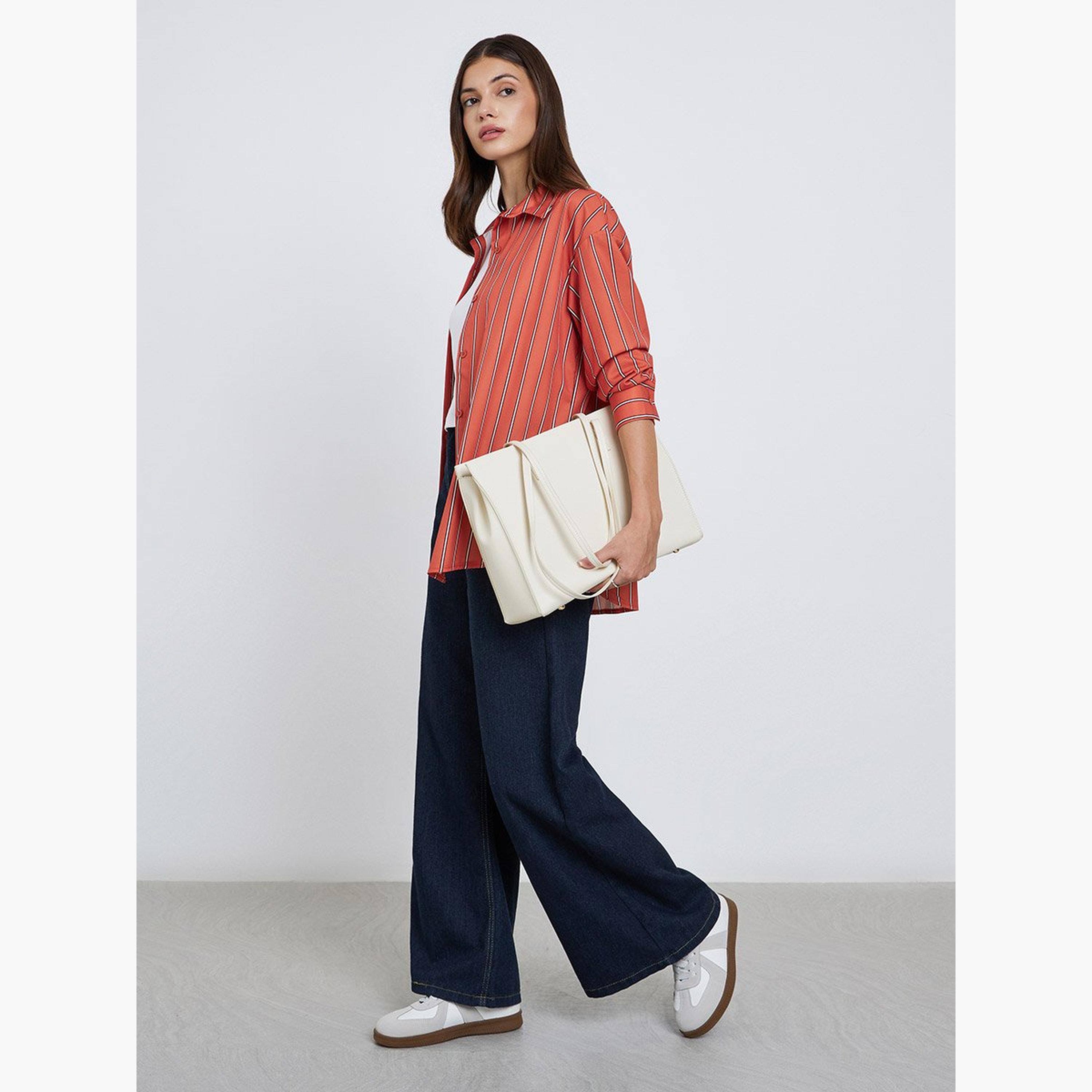 Take Two Striped Long Sleeve Oversized Shirt-women-clothing-shirtsandblouses-shirts-image-3