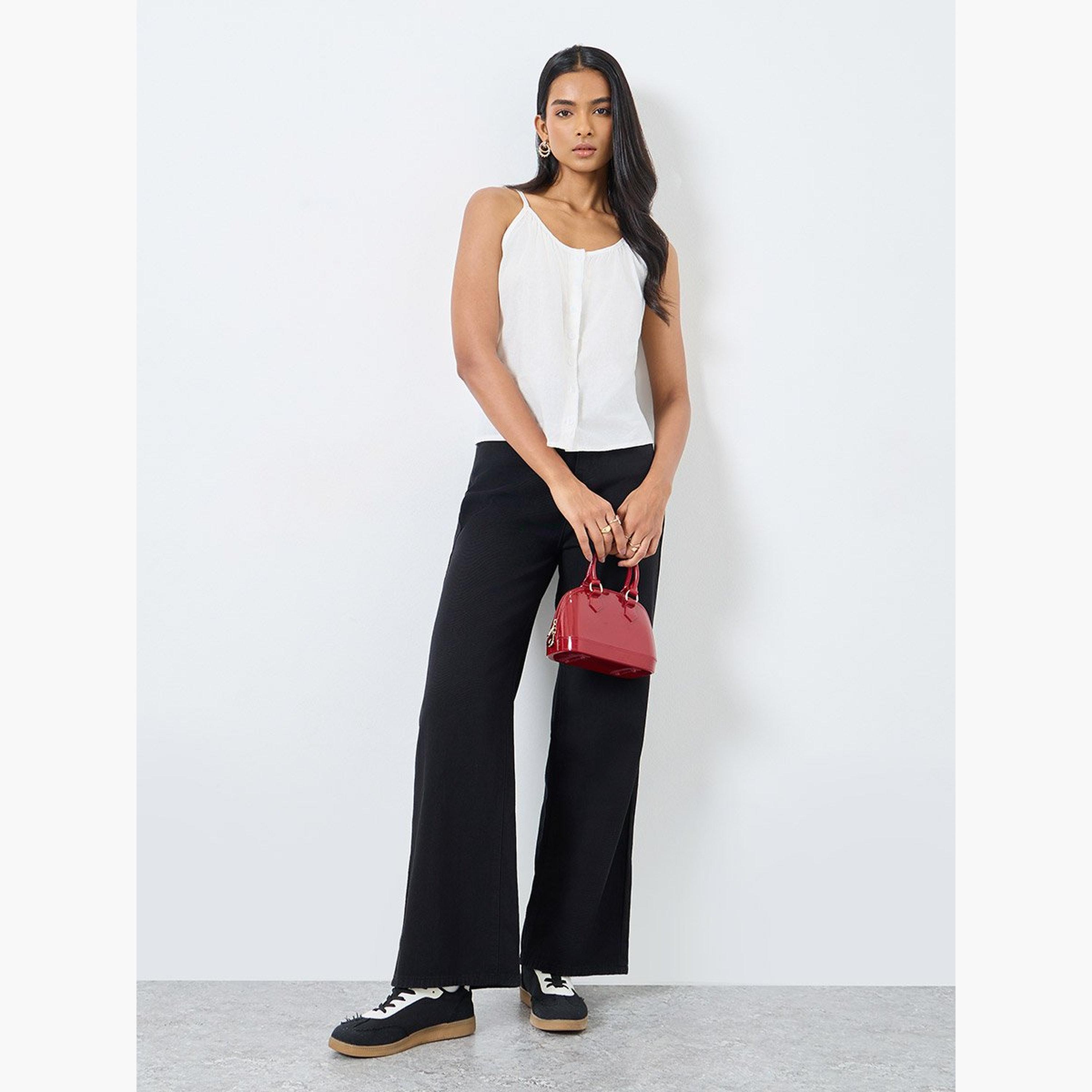Take Two Solid Woven Casual Cami-women-clothing-tshirts-image-2