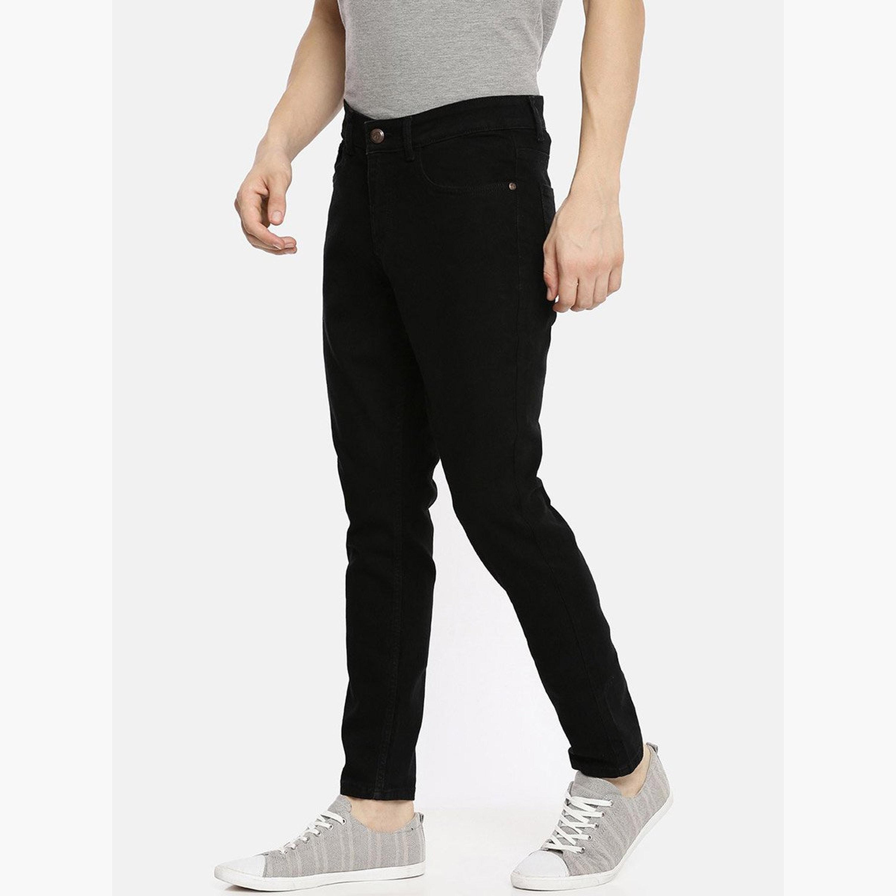 ذا انديان كراج كو × ستايلي - بنطال جينز للرجال ضيق متوسط ​​الارتفاع-men-clothing-bottoms-jeans-image-2