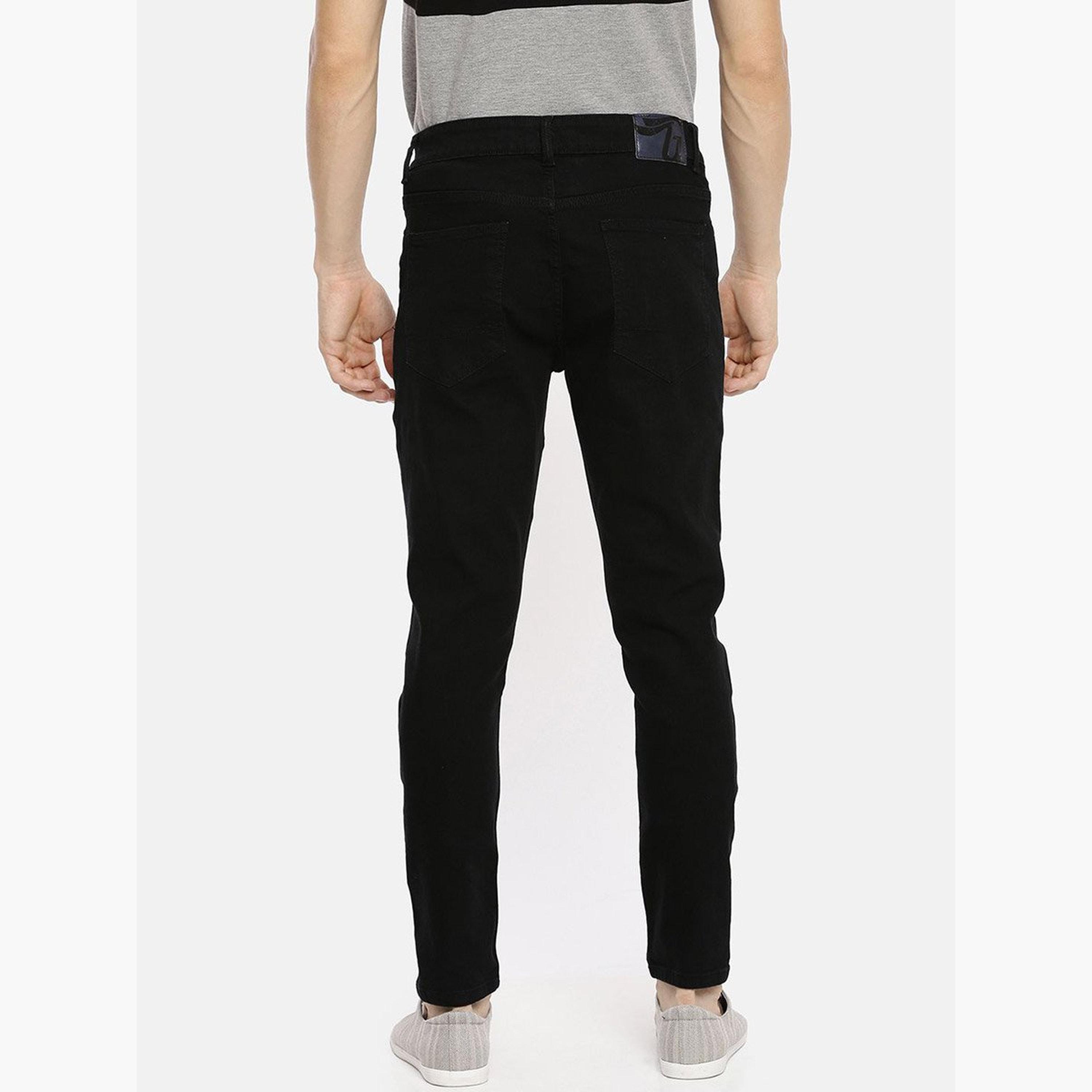 ذا انديان كراج كو × ستايلي - بنطال جينز للرجال ضيق متوسط ​​الارتفاع-men-clothing-bottoms-jeans-image-3