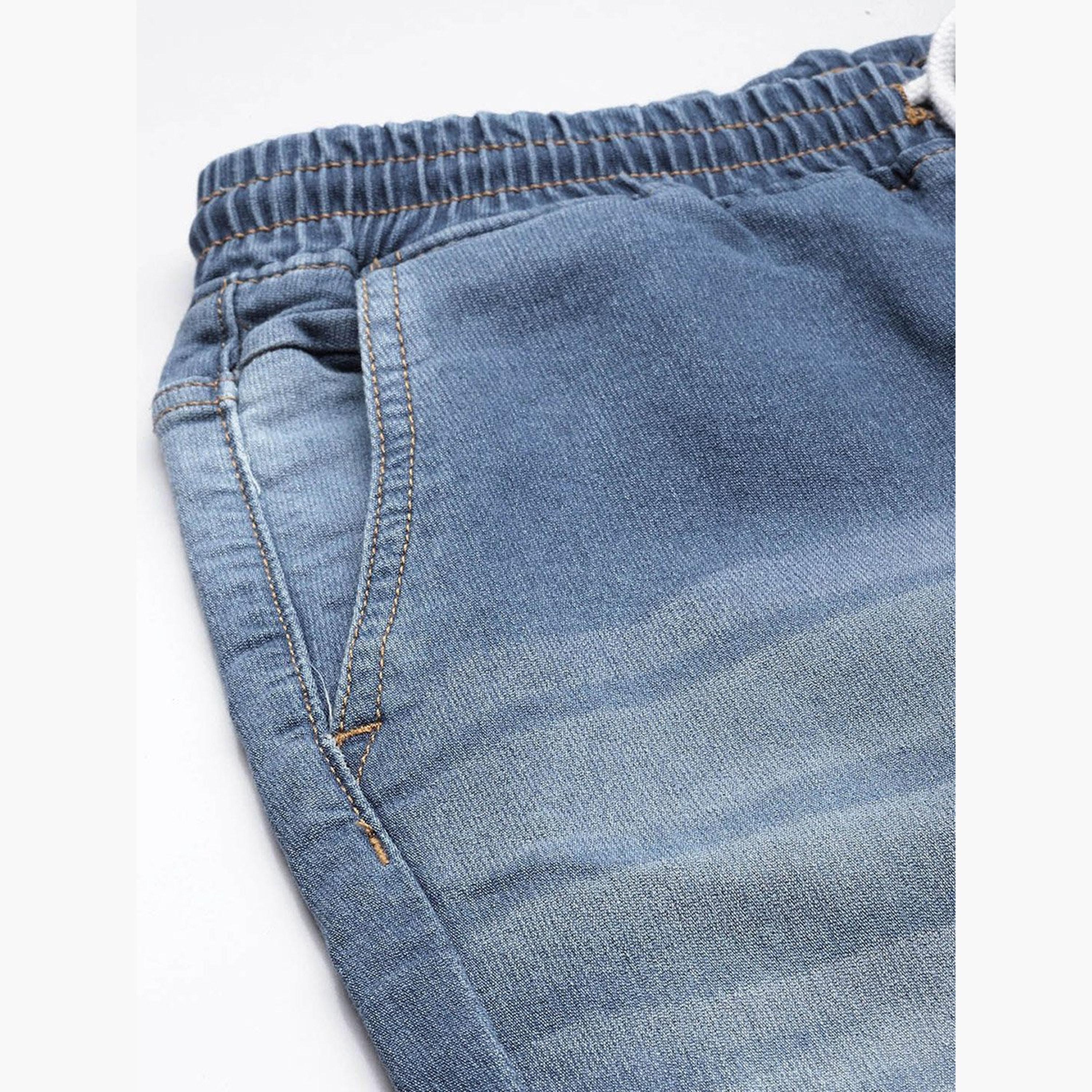 ذا انديان كراج كو × ستايلي - بنطال جينز للرجال متوسط ​​الارتفاع مع لمسة خفيفة من البهتان-men-clothing-bottoms-jeans-image-6