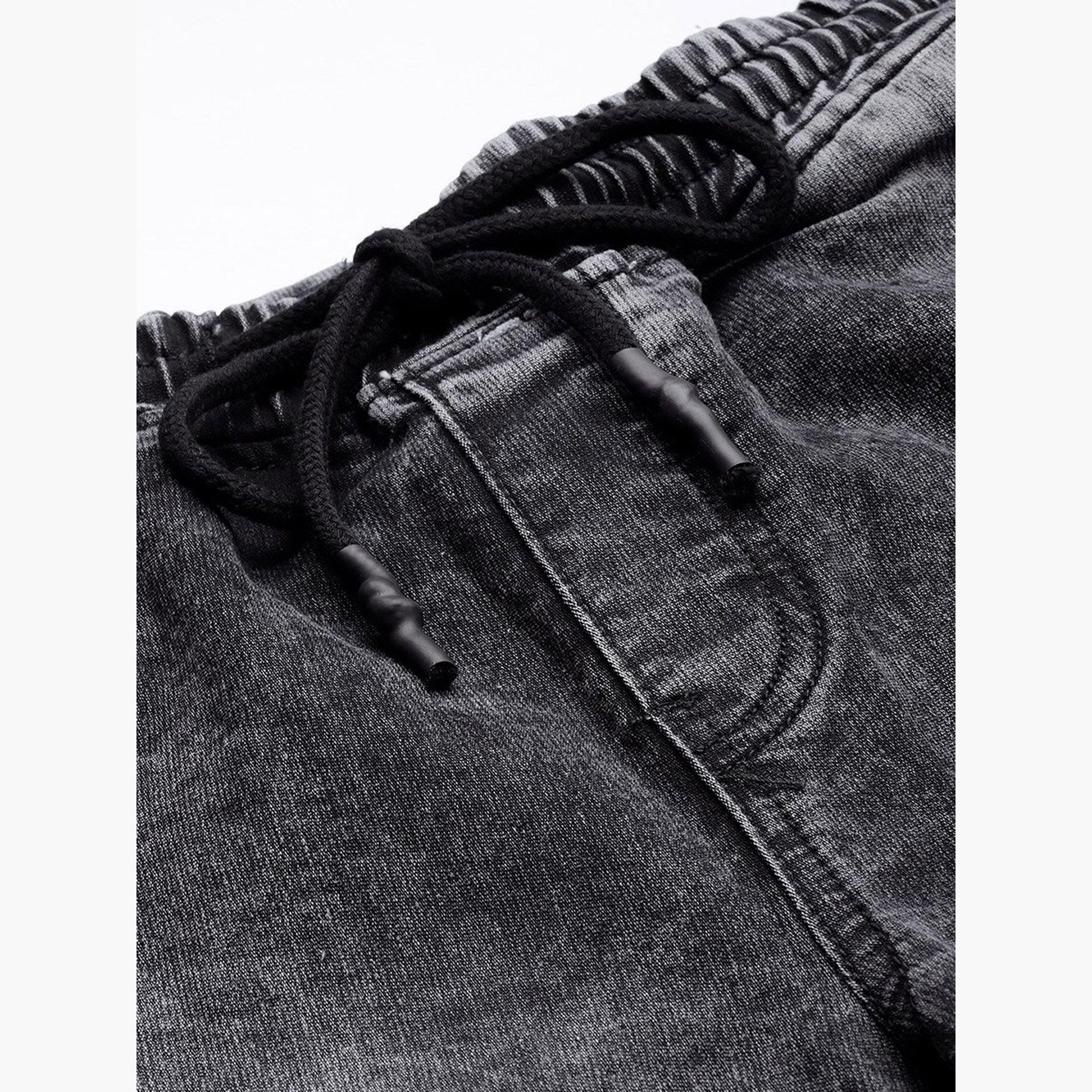 ذا انديان كراج كو × ستايلي - بنطال جينز للرجال متوسط ​​الارتفاع بقص وحياكة-men-clothing-bottoms-jeans-image-4