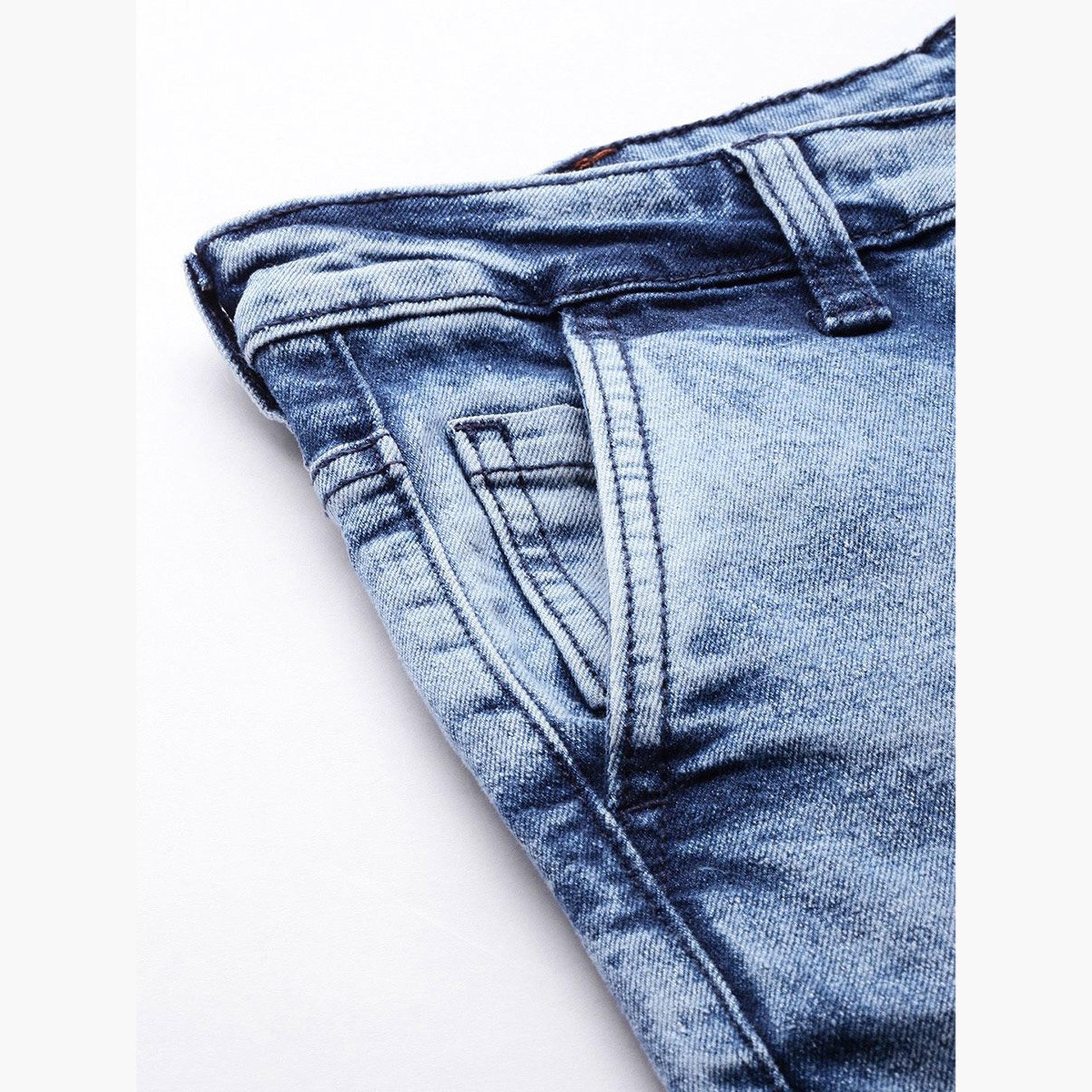 ذا انديان كراج كو × ستايلي - بنطال جينز للرجال ضيق متوسط ​​الارتفاع وثقيل وباهت اللون-men-clothing-bottoms-jeans-image-6