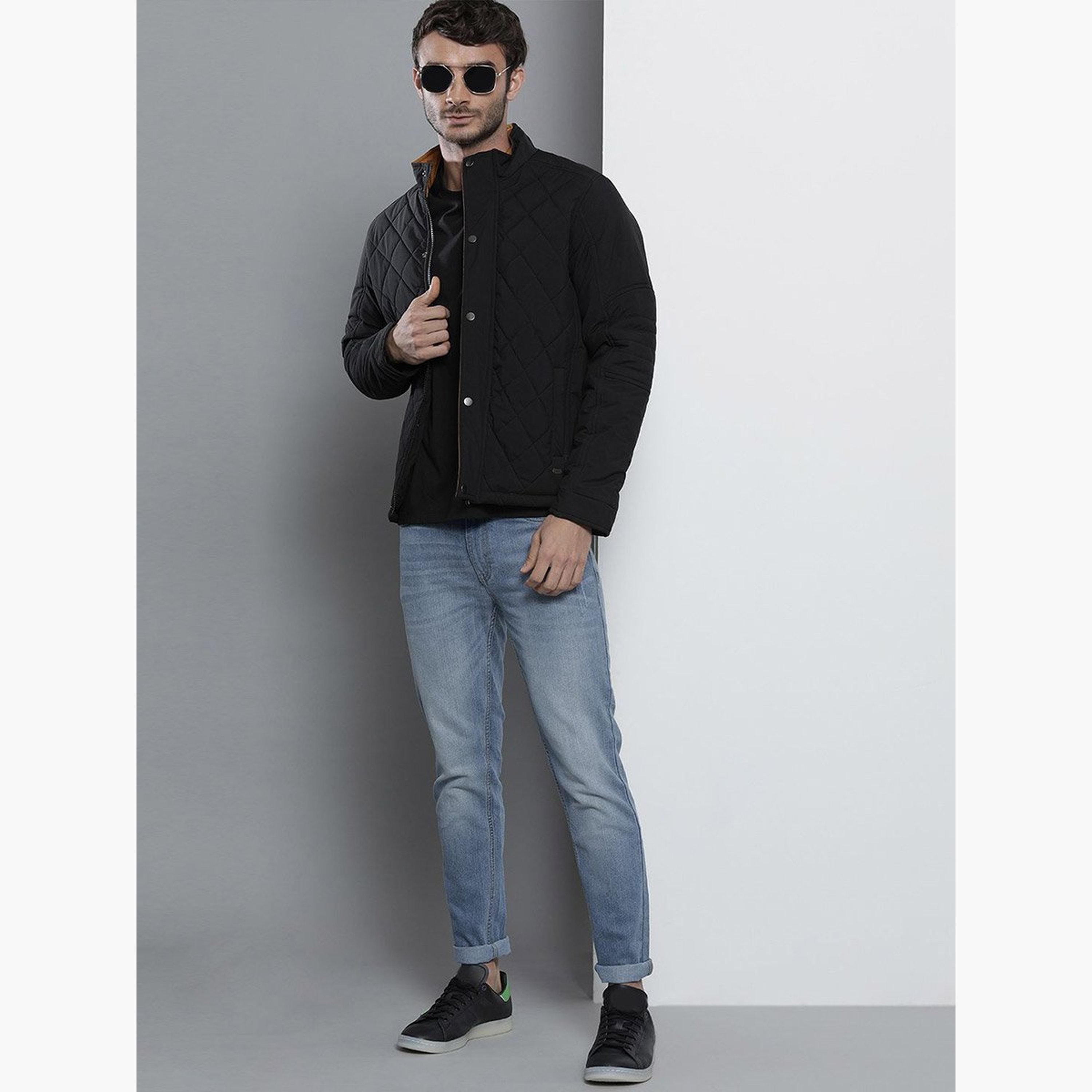 ذا انديان كراج كو × ستايلي - بنطال جينز للرجال ضيق متوسط ​​الارتفاع وثقيل وباهت اللون-men-clothing-bottoms-jeans-image-5