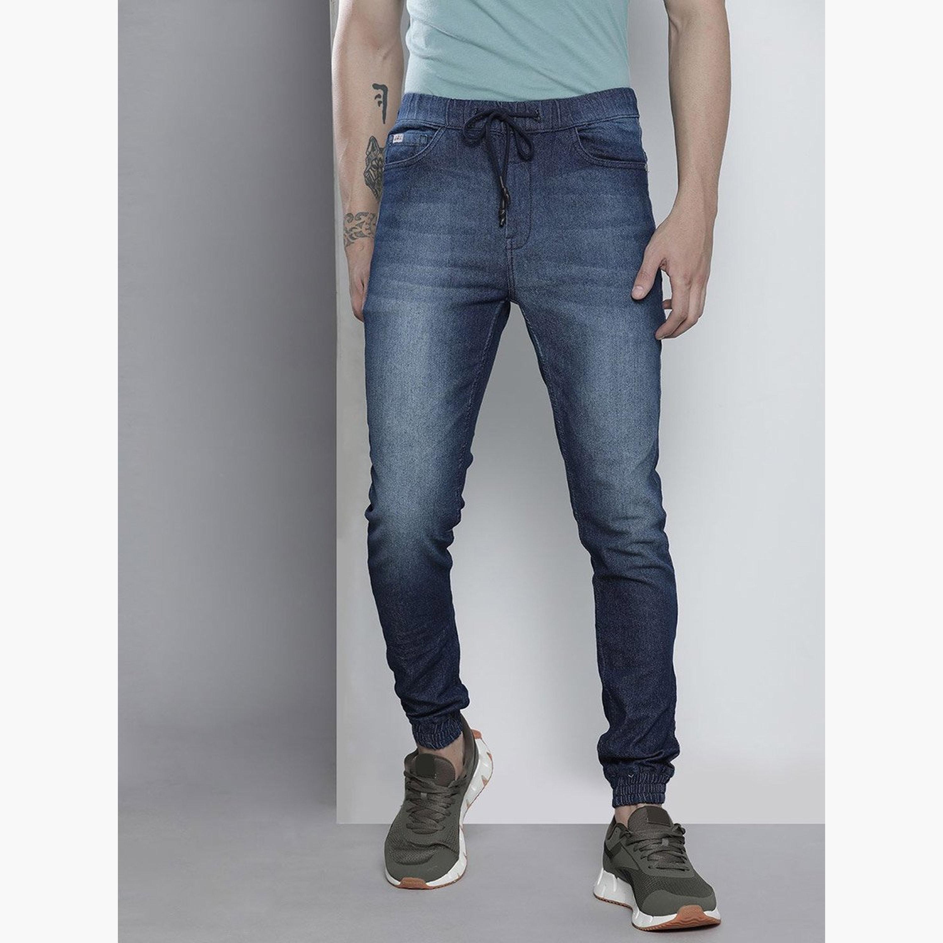 ذا انديان كراج كو × ستايلي - بنطال جينز للرجال ضيق متوسط ​​الارتفاع-men-clothing-bottoms-jeans-image-1