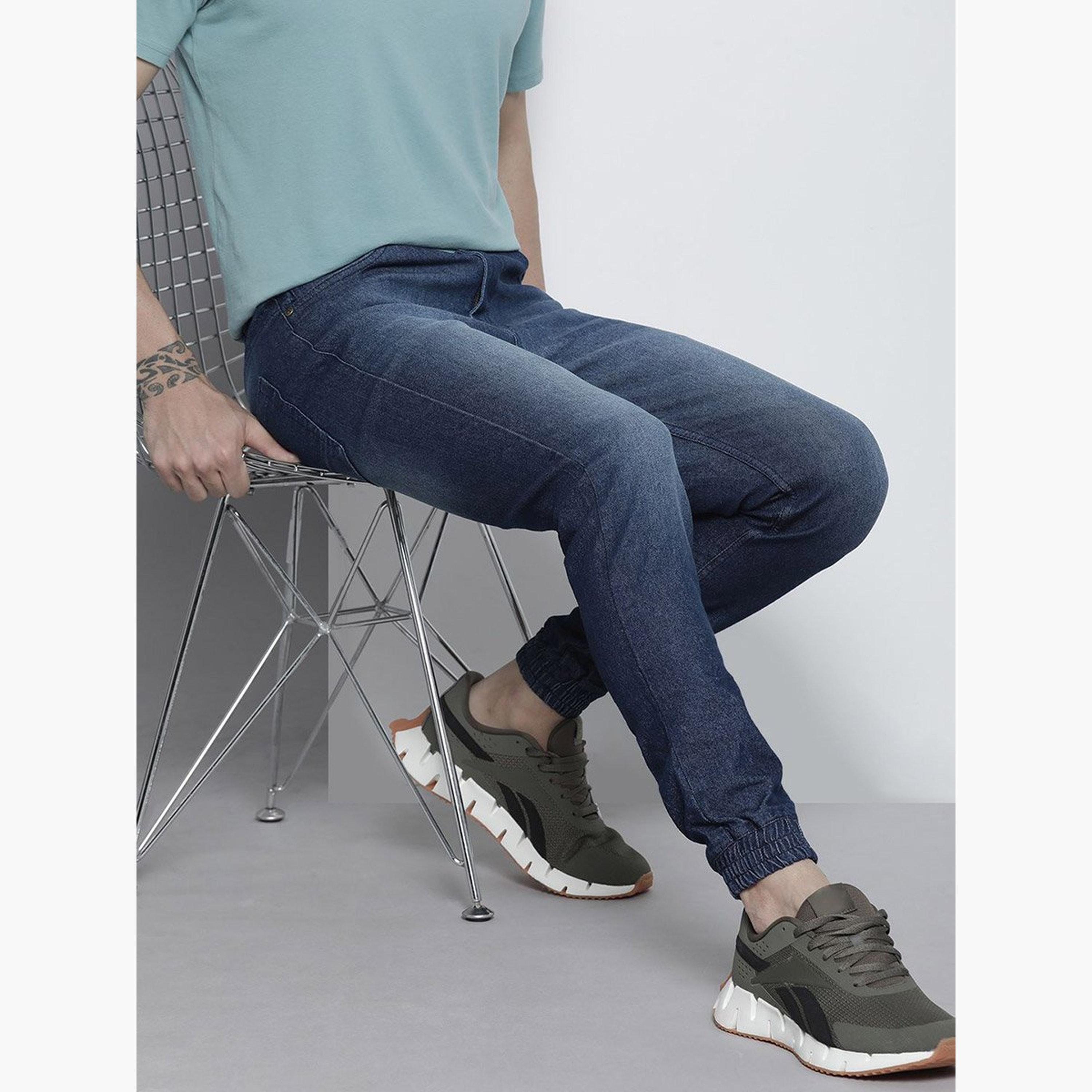 ذا انديان كراج كو × ستايلي - بنطال جينز للرجال ضيق متوسط ​​الارتفاع-men-clothing-bottoms-jeans-image-2
