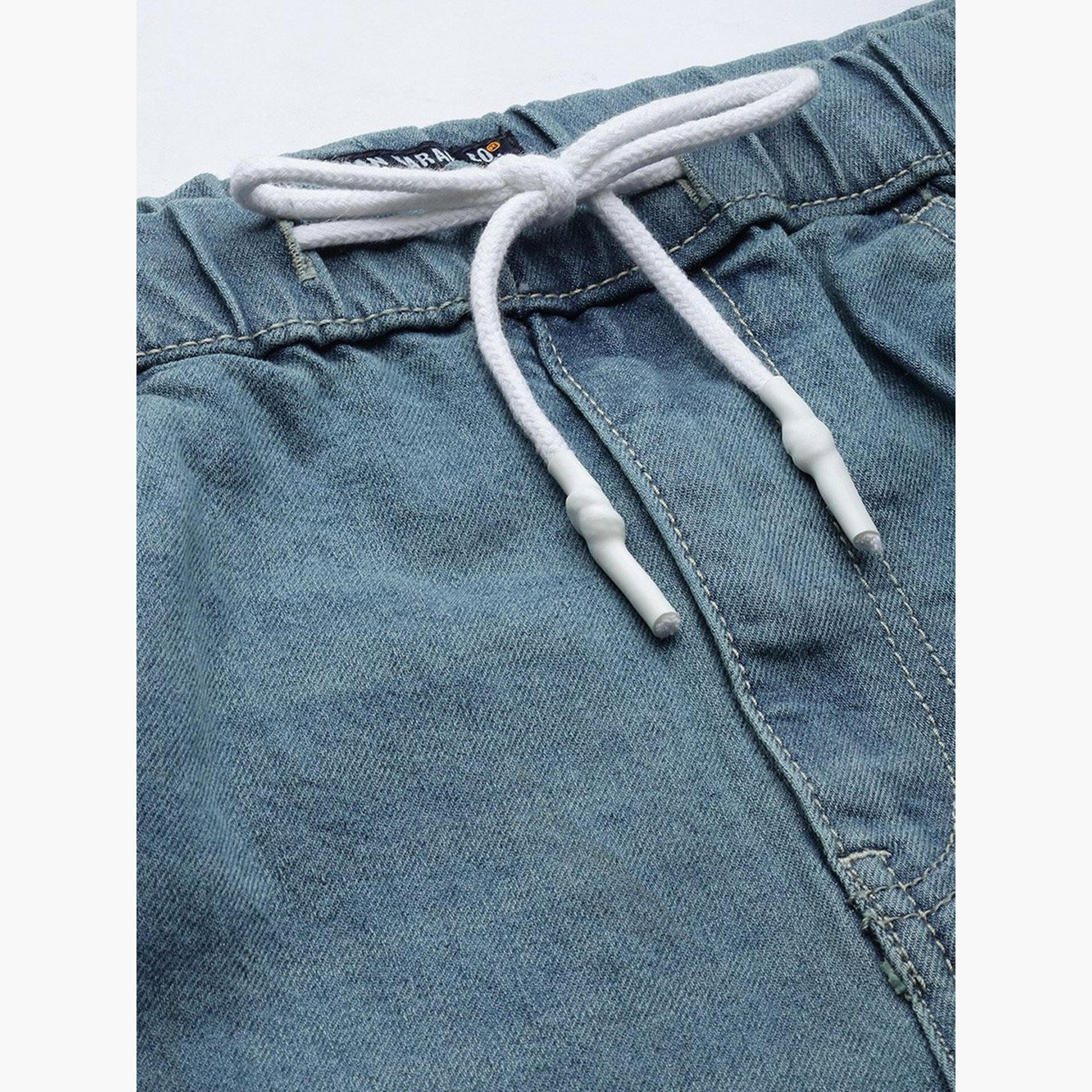 The Indian Garage Co X Styli Men Taping Detail Cuffed Jeans-men-clothing-bottoms-jeans-image-4