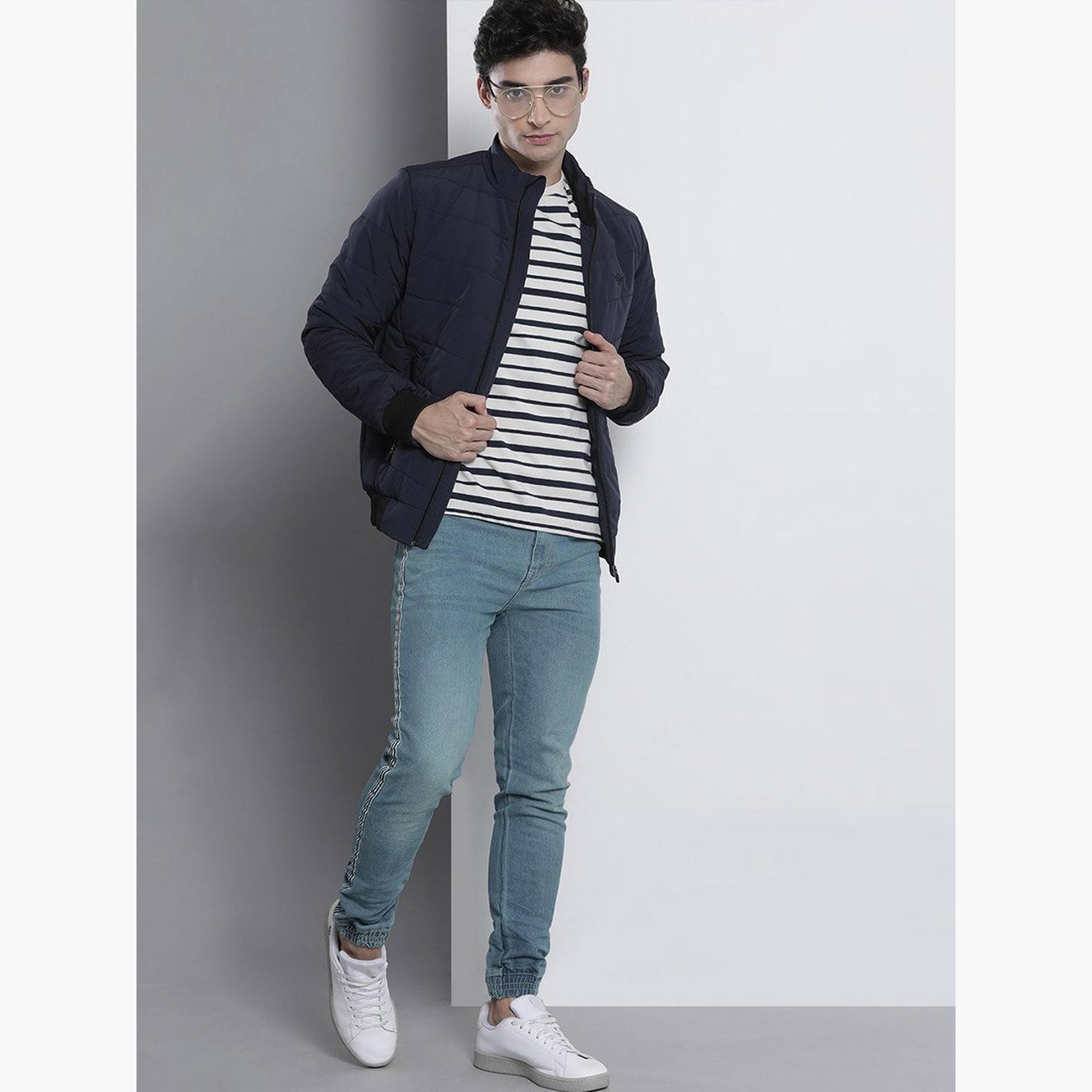 ذا انديان كراج كو × ستايلي - بنطال جينز للرجال بتفاصيل شريطية-men-clothing-bottoms-jeans-image-5
