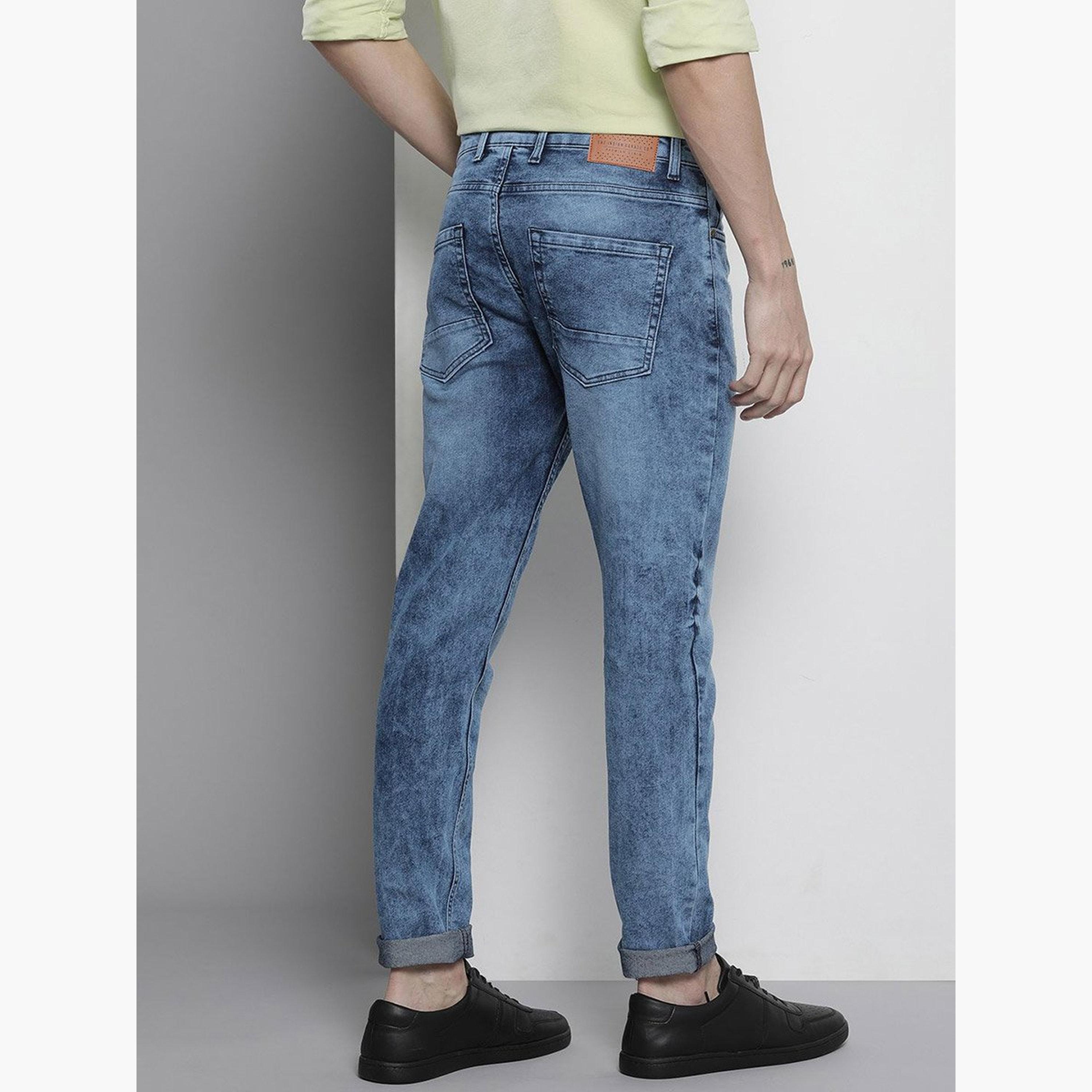 ذا انديان كراج كو × ستايلي - بنطال جينز للرجال متوسط ​​الارتفاع تصميم نحيف-men-clothing-bottoms-jeans-image-3