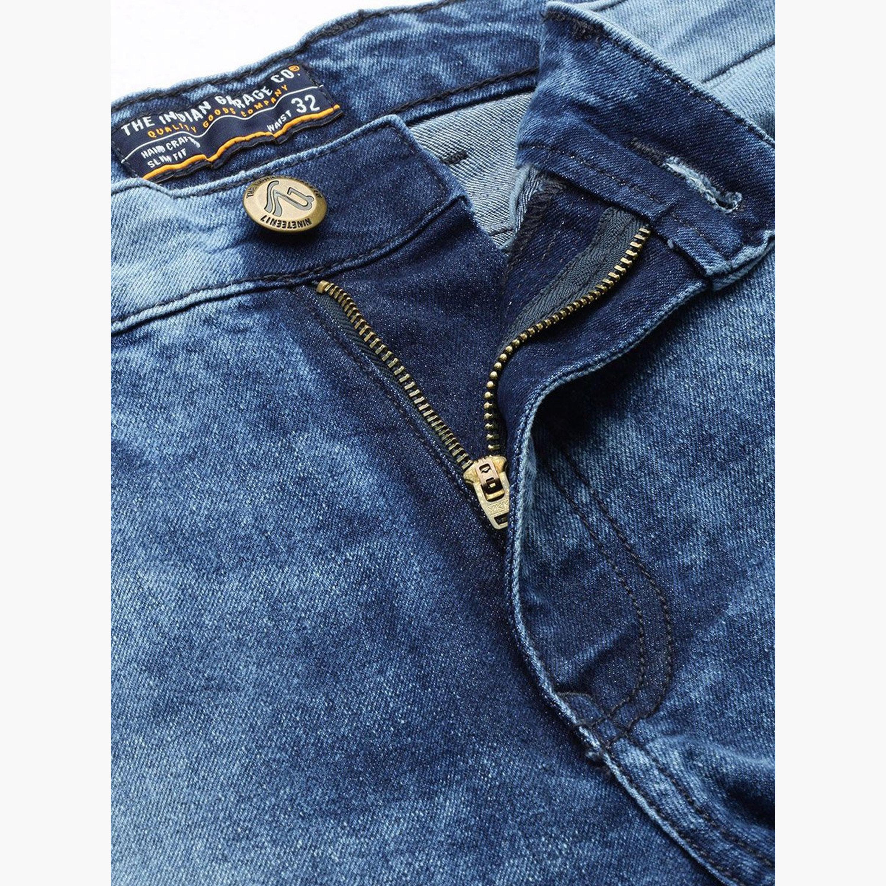 ذا انديان كراج كو × ستايلي - بنطال جينز للرجال متوسط ​​الارتفاع تصميم نحيف-men-clothing-bottoms-jeans-image-4