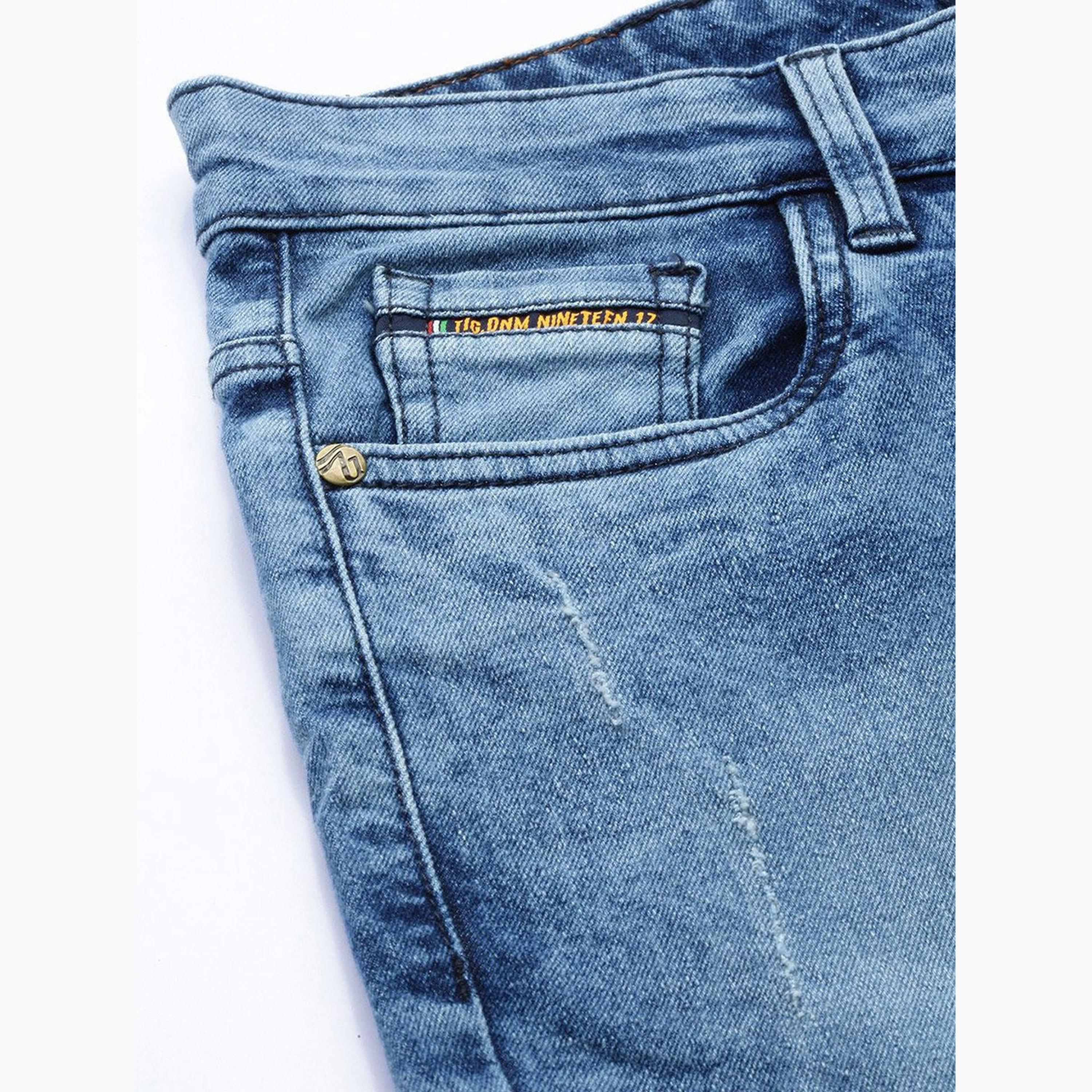 ذا انديان كراج كو × ستايلي - بنطال جينز للرجال متوسط ​​الارتفاع تصميم نحيف-men-clothing-bottoms-jeans-image-6