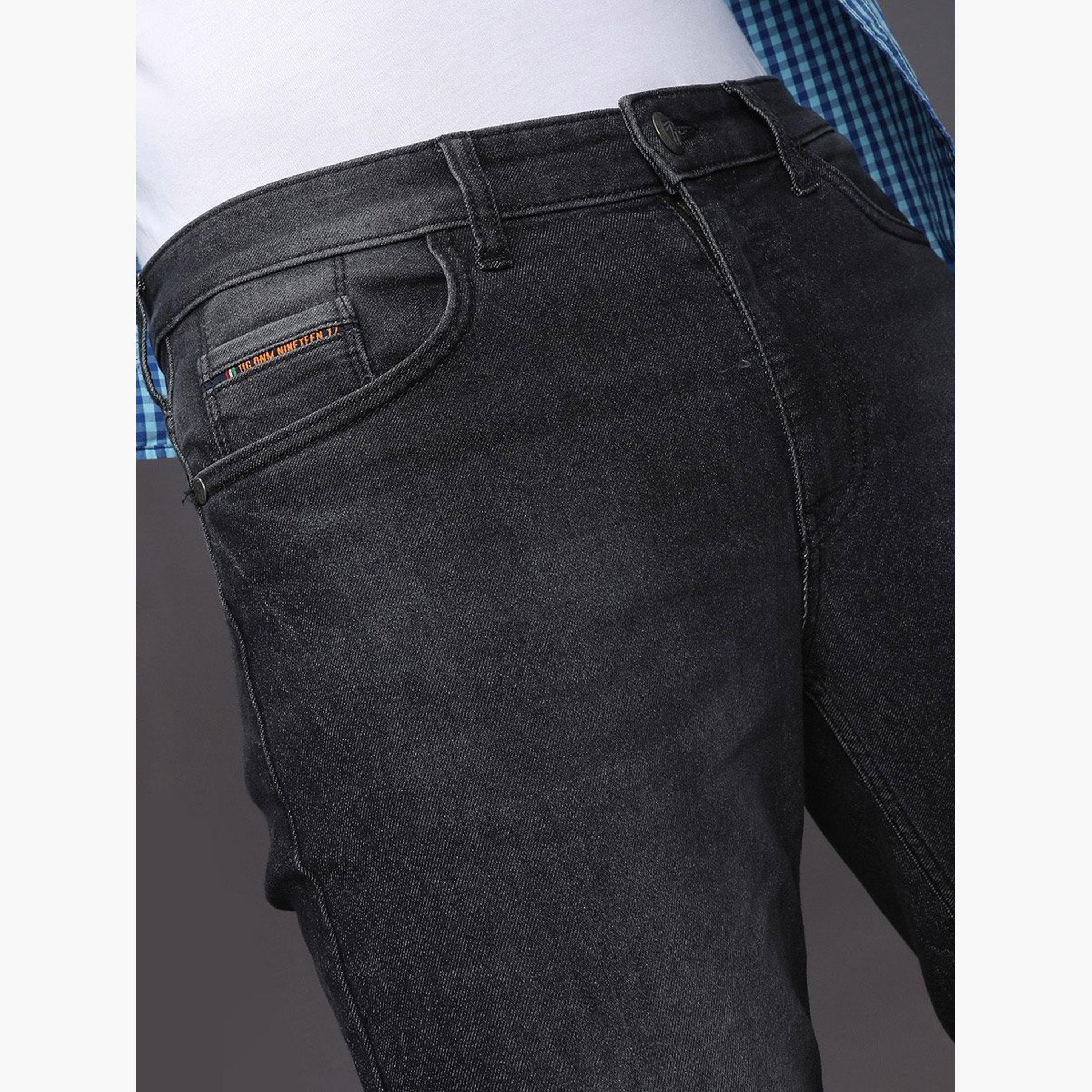 The Indian Garage Co X Styli Men Dark Wash Slim Fit Jeans-men-clothing-bottoms-jeans-image-4