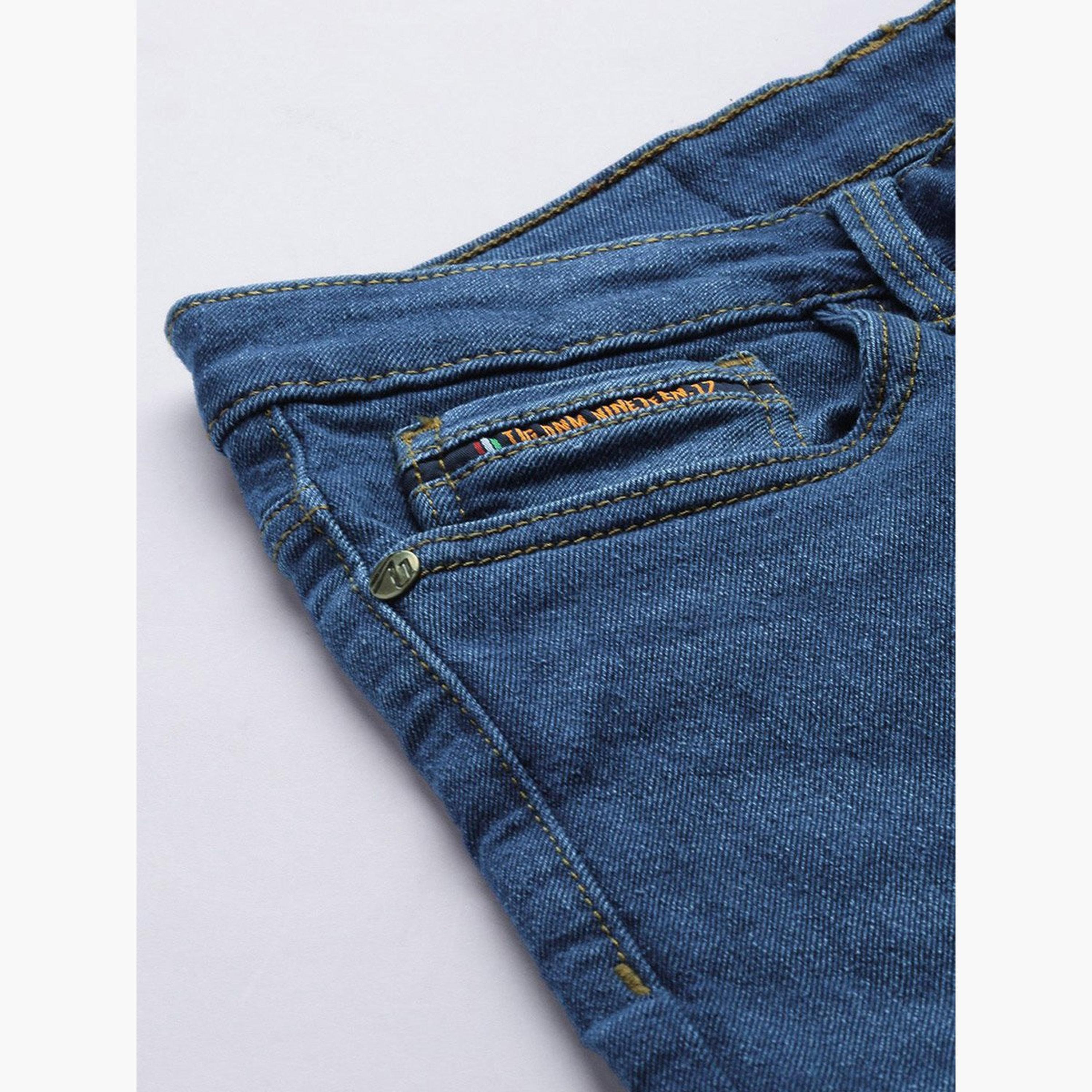 ذا انديان كراج كو × ستايلي - بنطال جينز للرجال قابل للتمدد قصة واسعة وطول متوسط-men-clothing-bottoms-jeans-image-6
