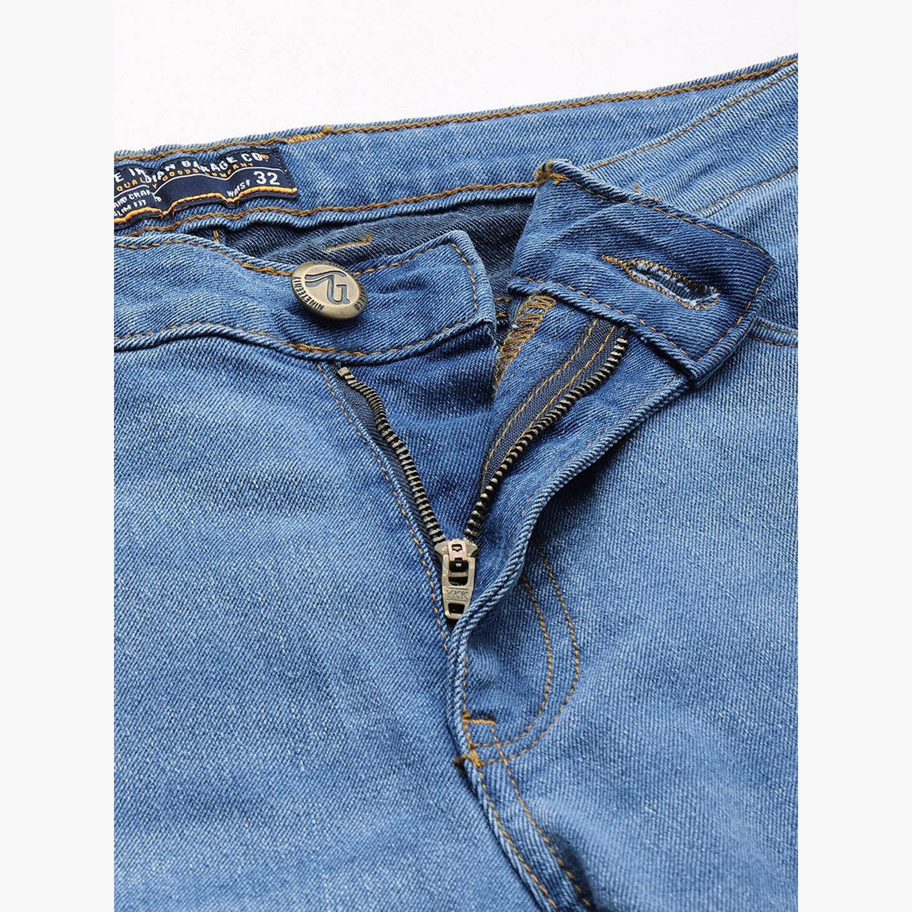 The Indian Garage Co X Styli Men Mid Rise Bootcut Jeans-men-clothing-bottoms-jeans-image-4