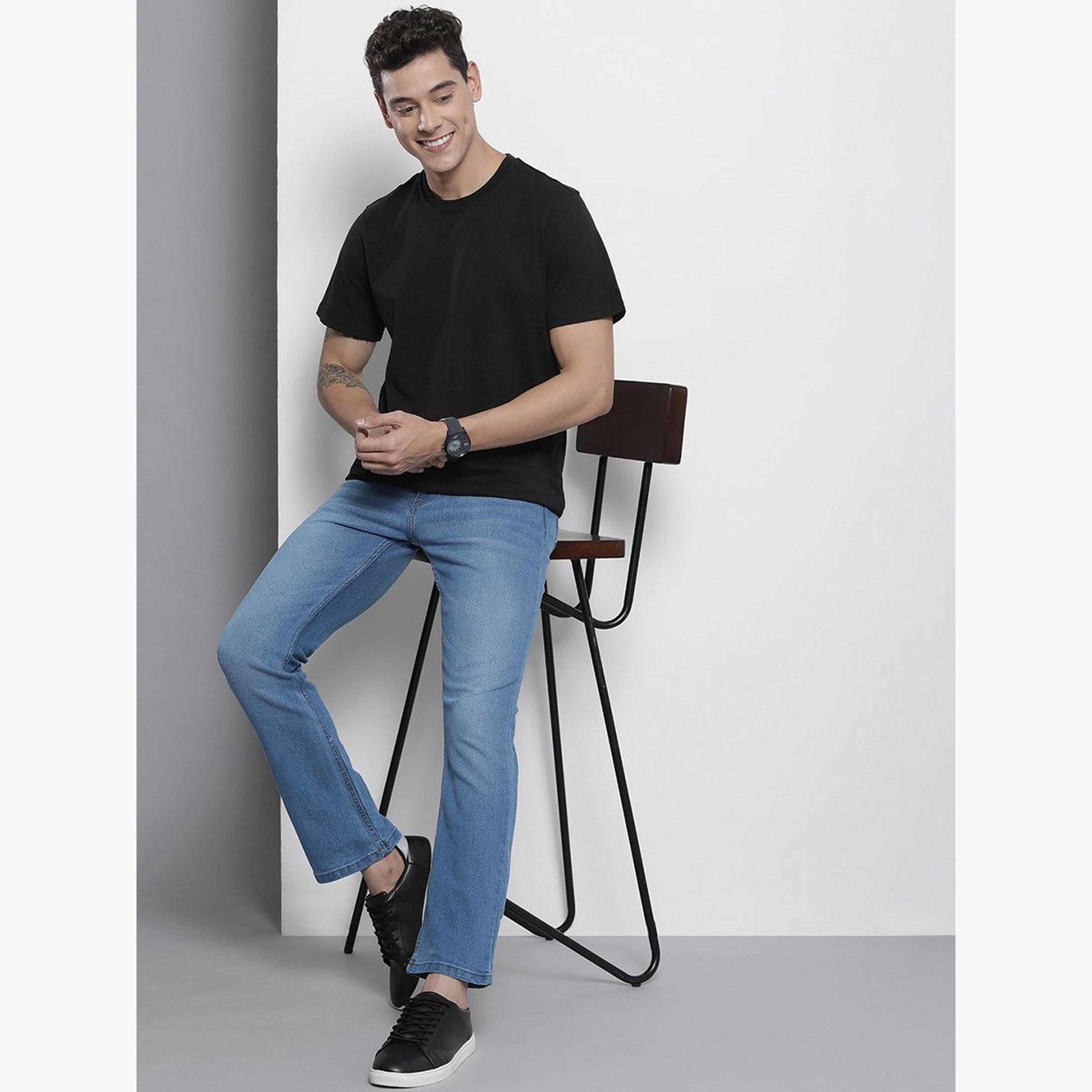 The Indian Garage Co X Styli Men Mid Rise Bootcut Jeans-men-clothing-bottoms-jeans-image-5